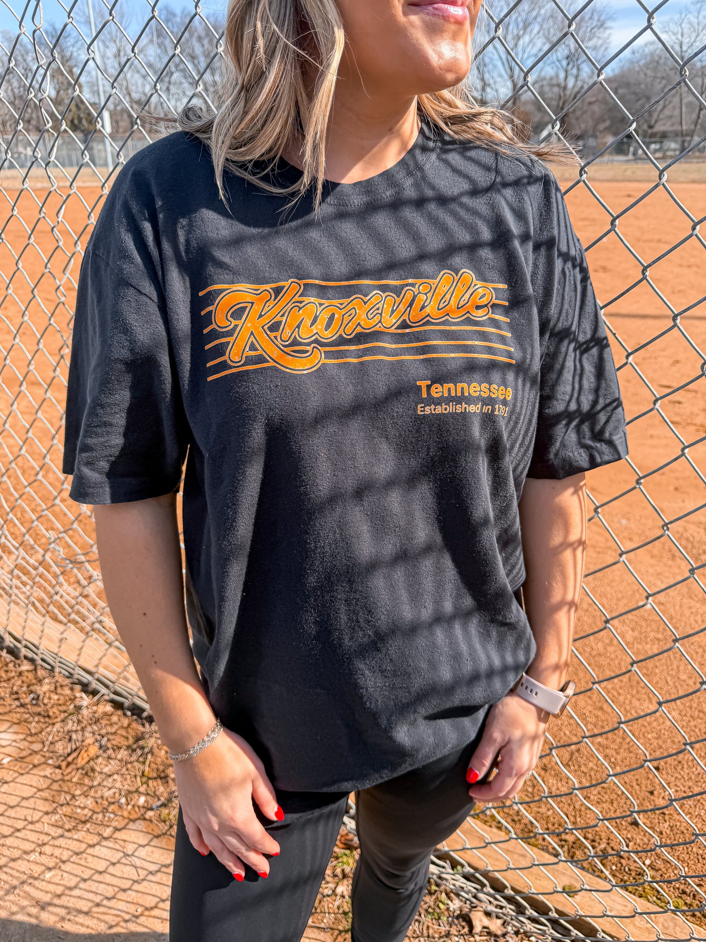 Knoxville TN Vintage Stripe Tee