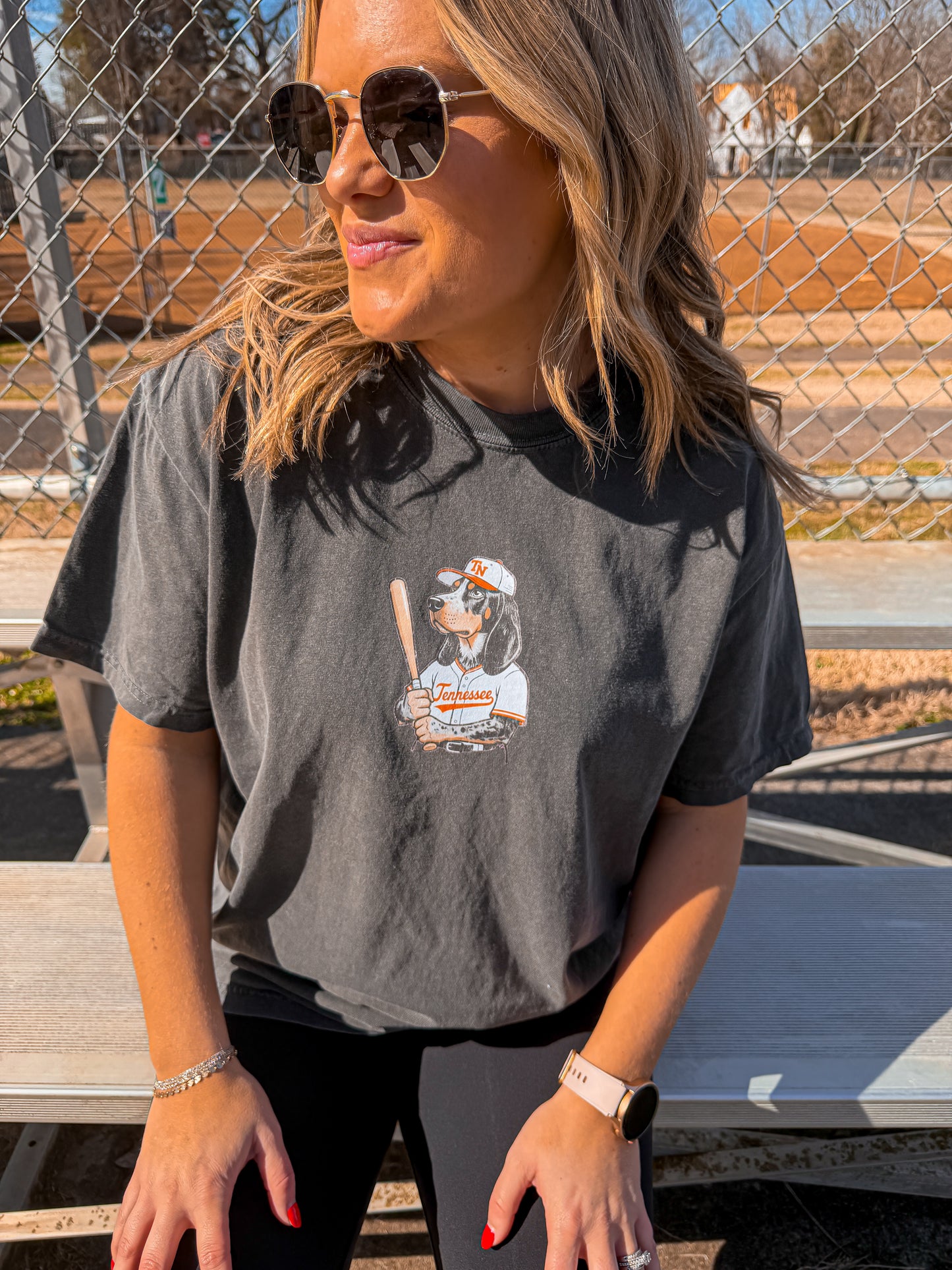 Vintage Mascot TN Baseball- Pepper Tee