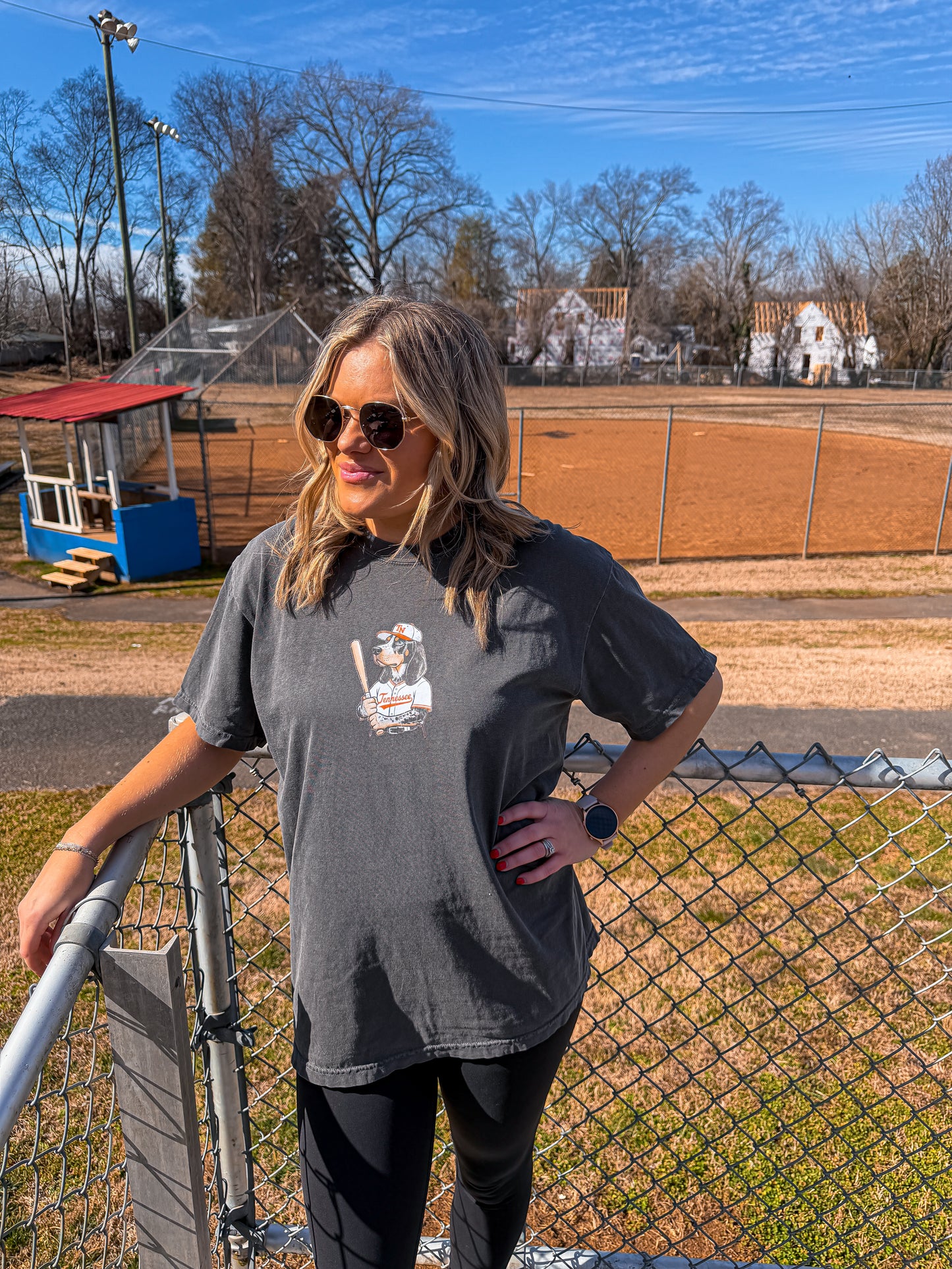 Vintage Mascot TN Baseball- Pepper Tee