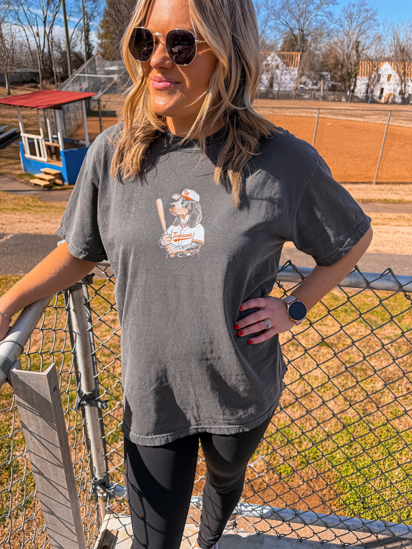 Vintage Mascot TN Baseball- Pepper Tee