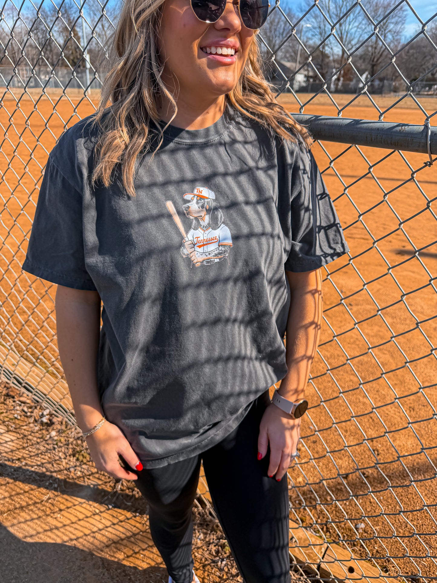 Vintage Mascot TN Baseball- Pepper Tee
