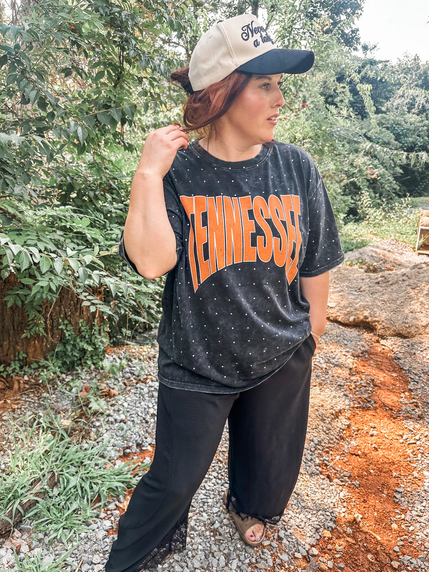 Tennessee Bling Acid Washed Tee
