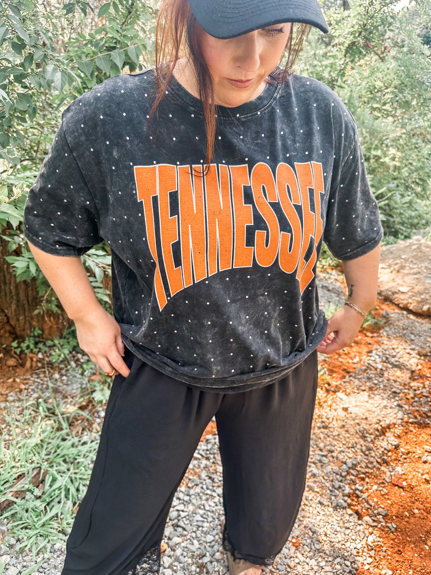 Tennessee Bling Acid Washed Tee