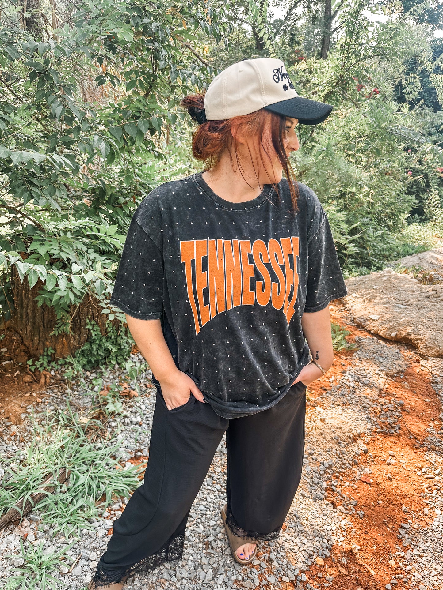 Tennessee Bling Acid Washed Tee