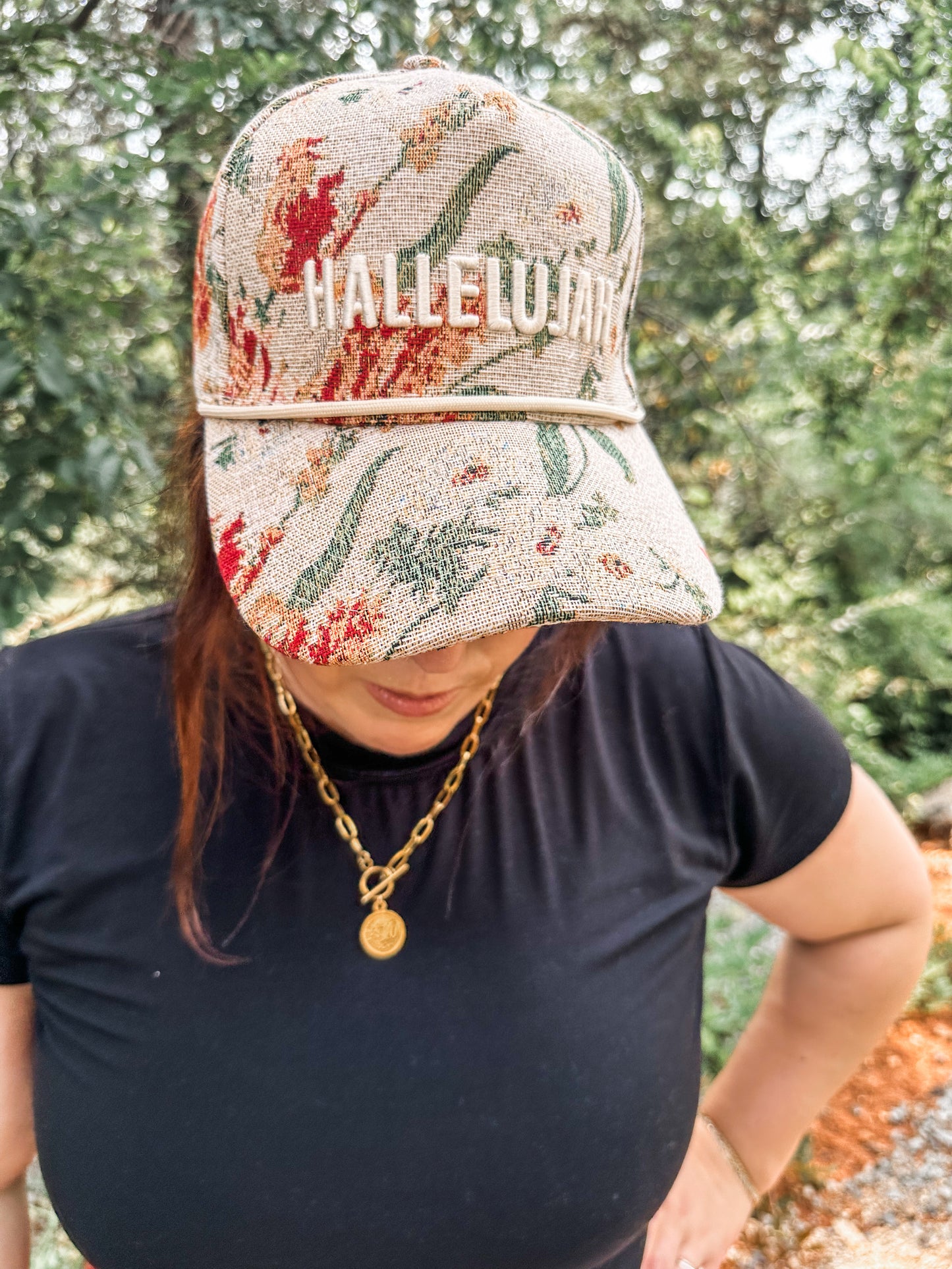 Hallelujah Floral Hat