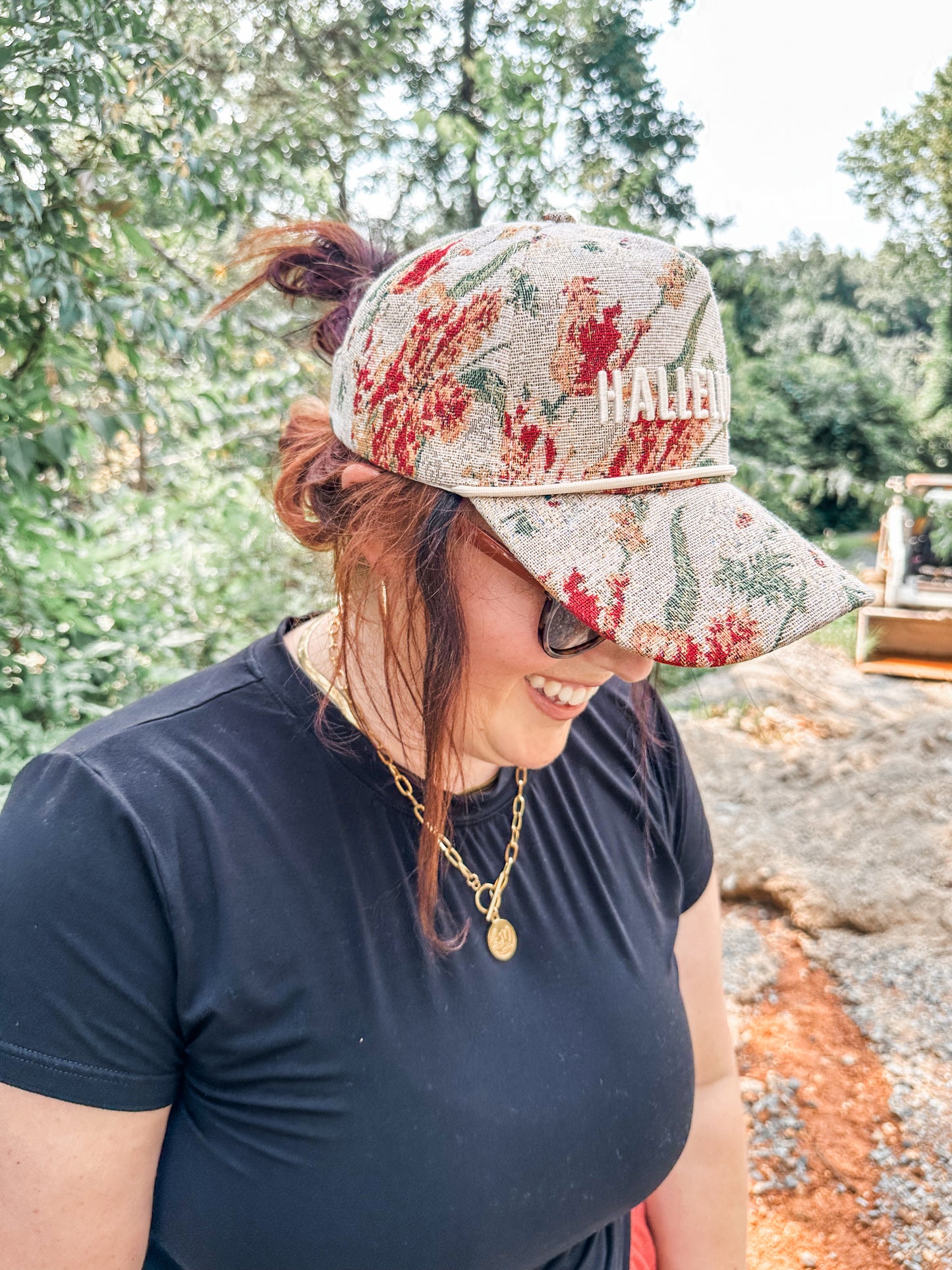 Hallelujah Floral Hat