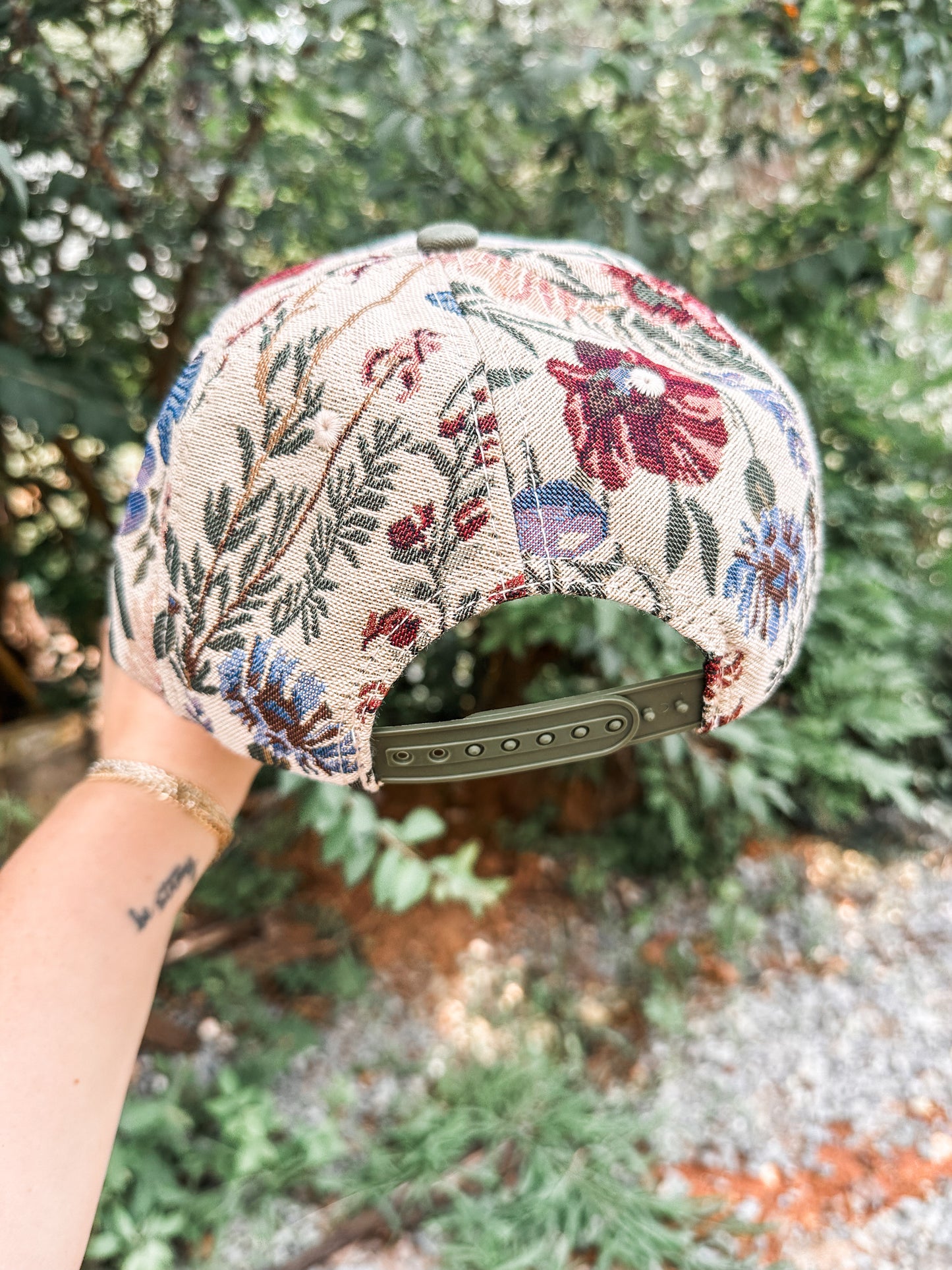 Never Alone Floral Hat