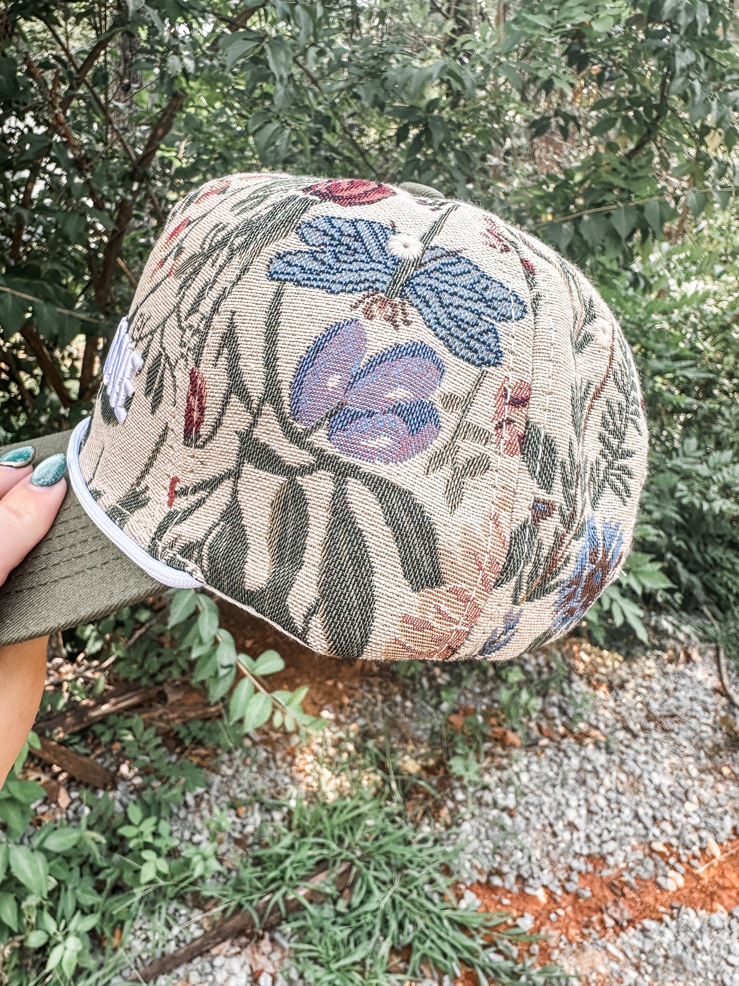 Never Alone Floral Hat