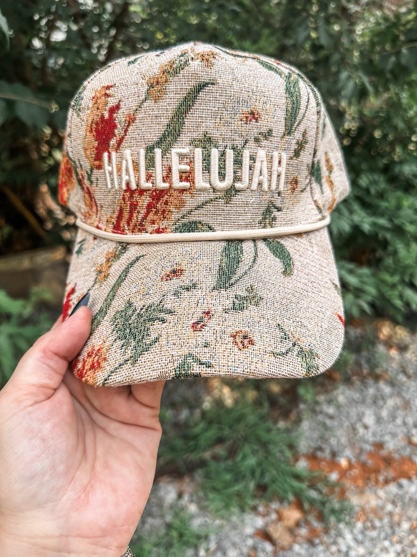 Hallelujah Floral Hat