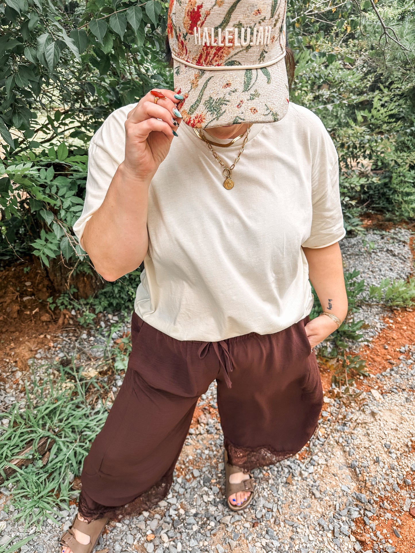 Hallelujah Floral Hat