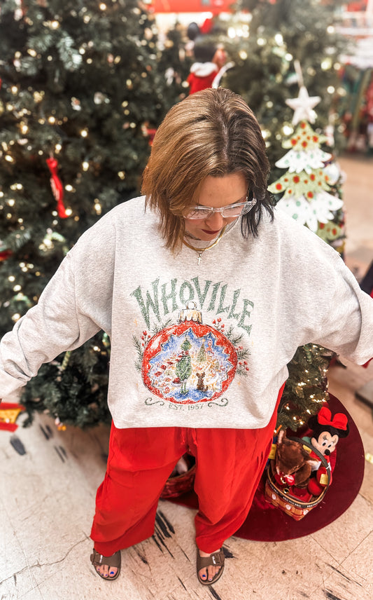 Green Man Ornament Christmas Sweatshirt