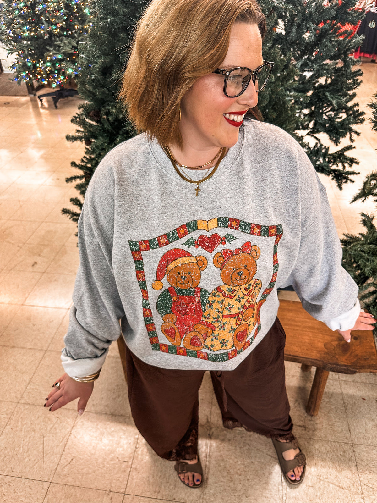 Vintage Bears Sport Gray Sweatshirt