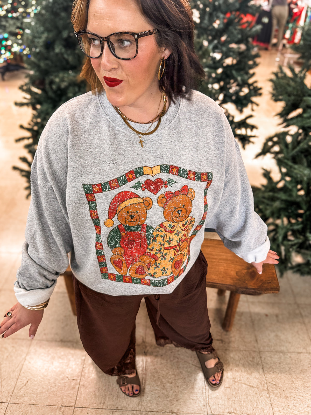 Vintage Bears Sport Gray Sweatshirt