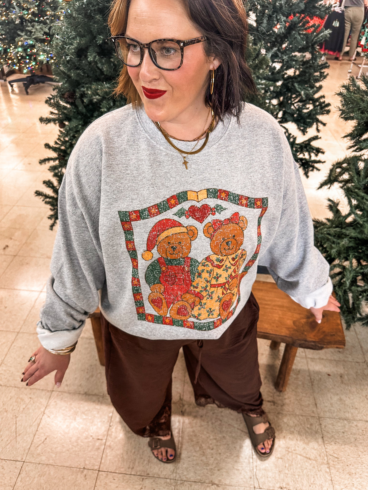 Vintage Bears Sport Gray Sweatshirt