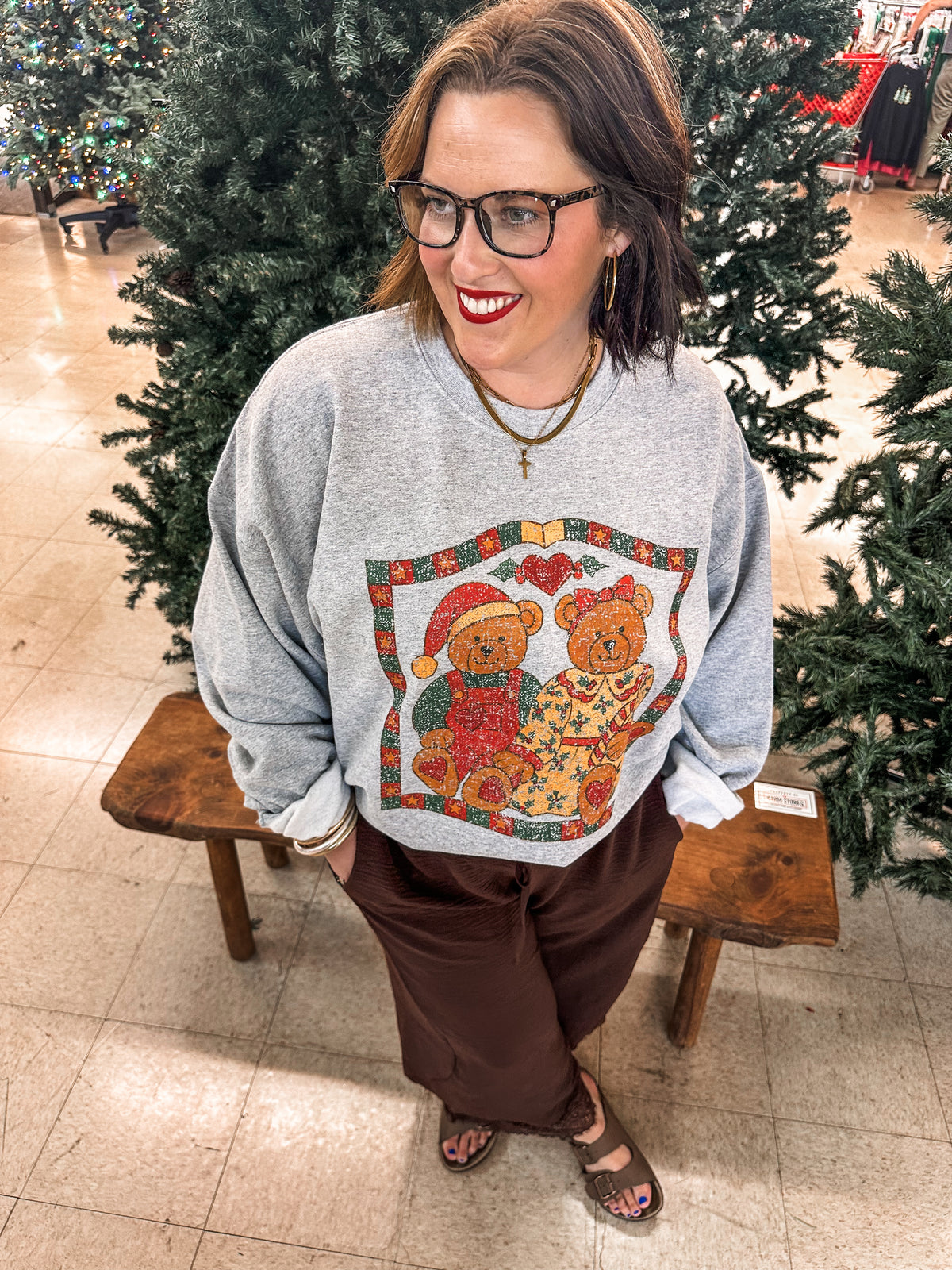 Vintage Bears Sport Gray Sweatshirt
