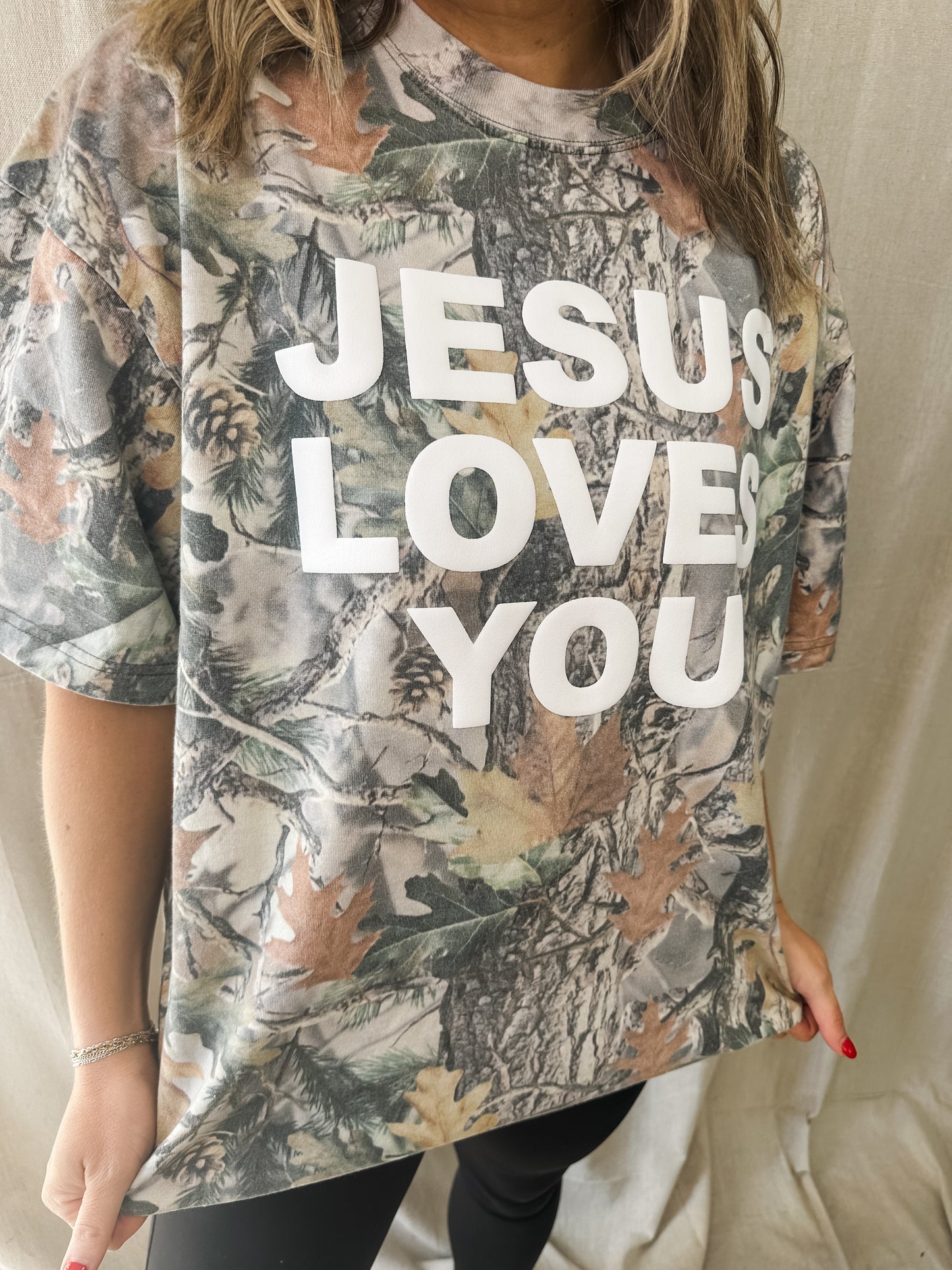 JESUS LOVES YOU Camo Tee