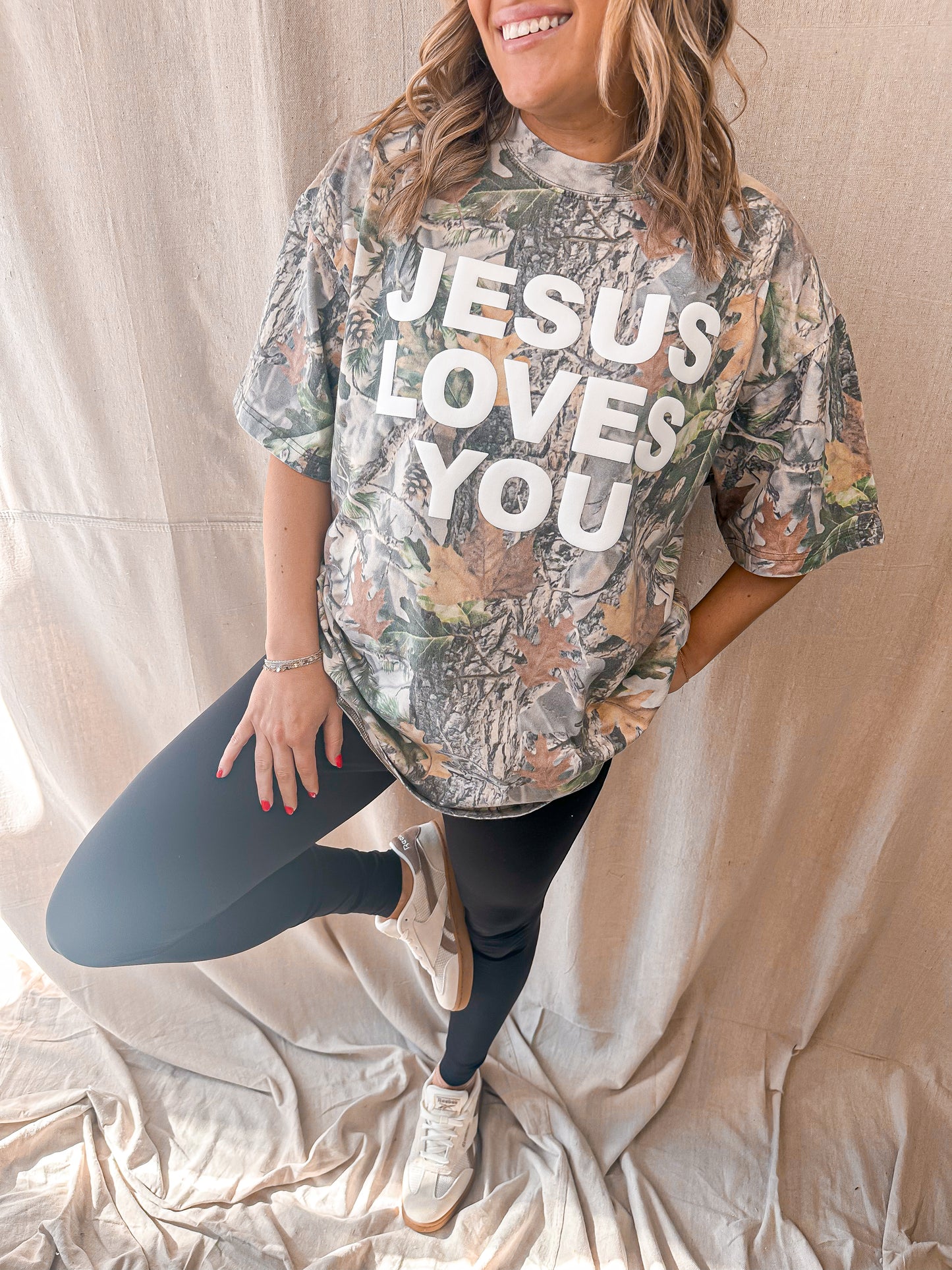 JESUS LOVES YOU Camo Tee
