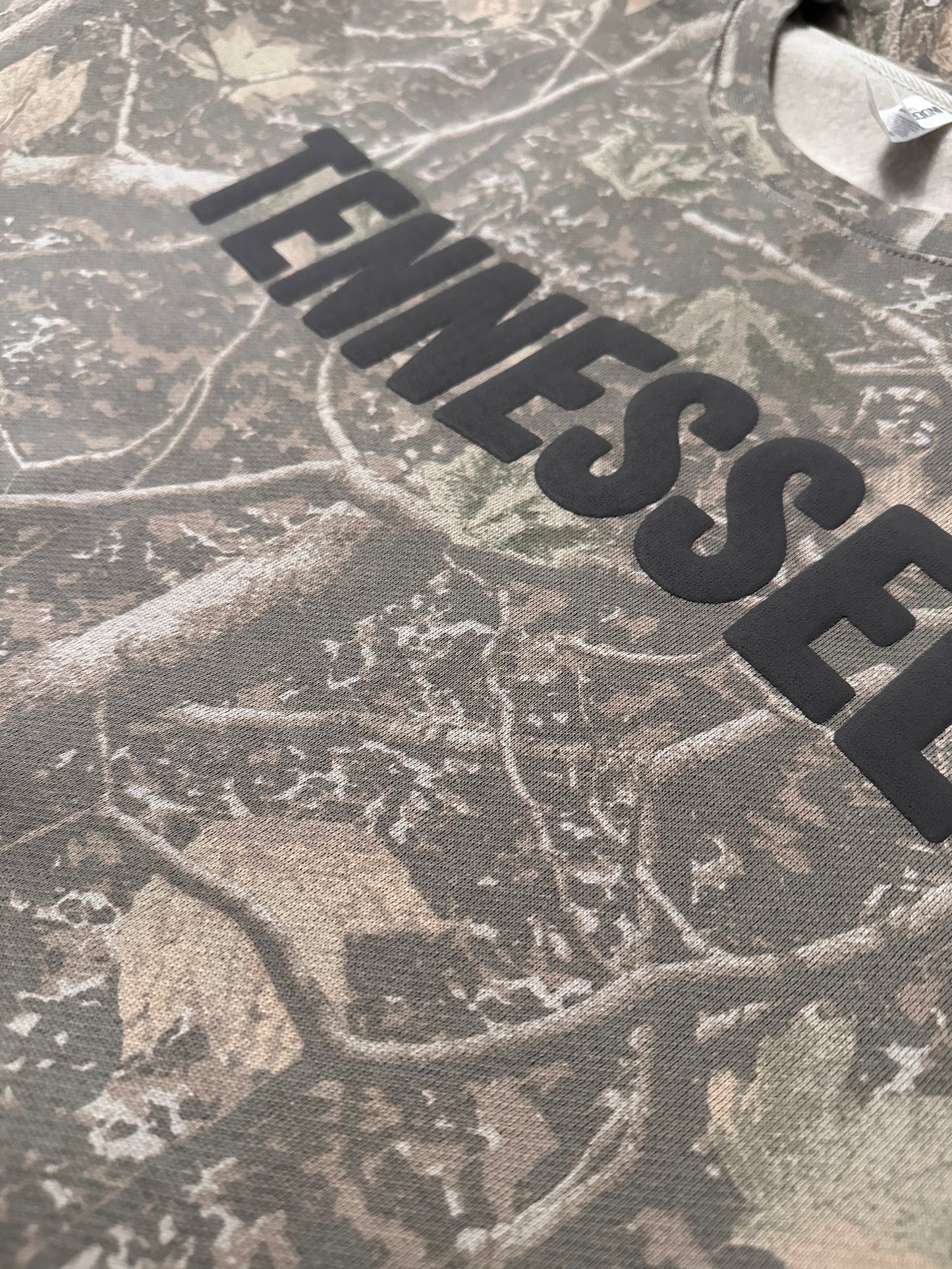 Tennessee Camo Sweatshirt- Puff
