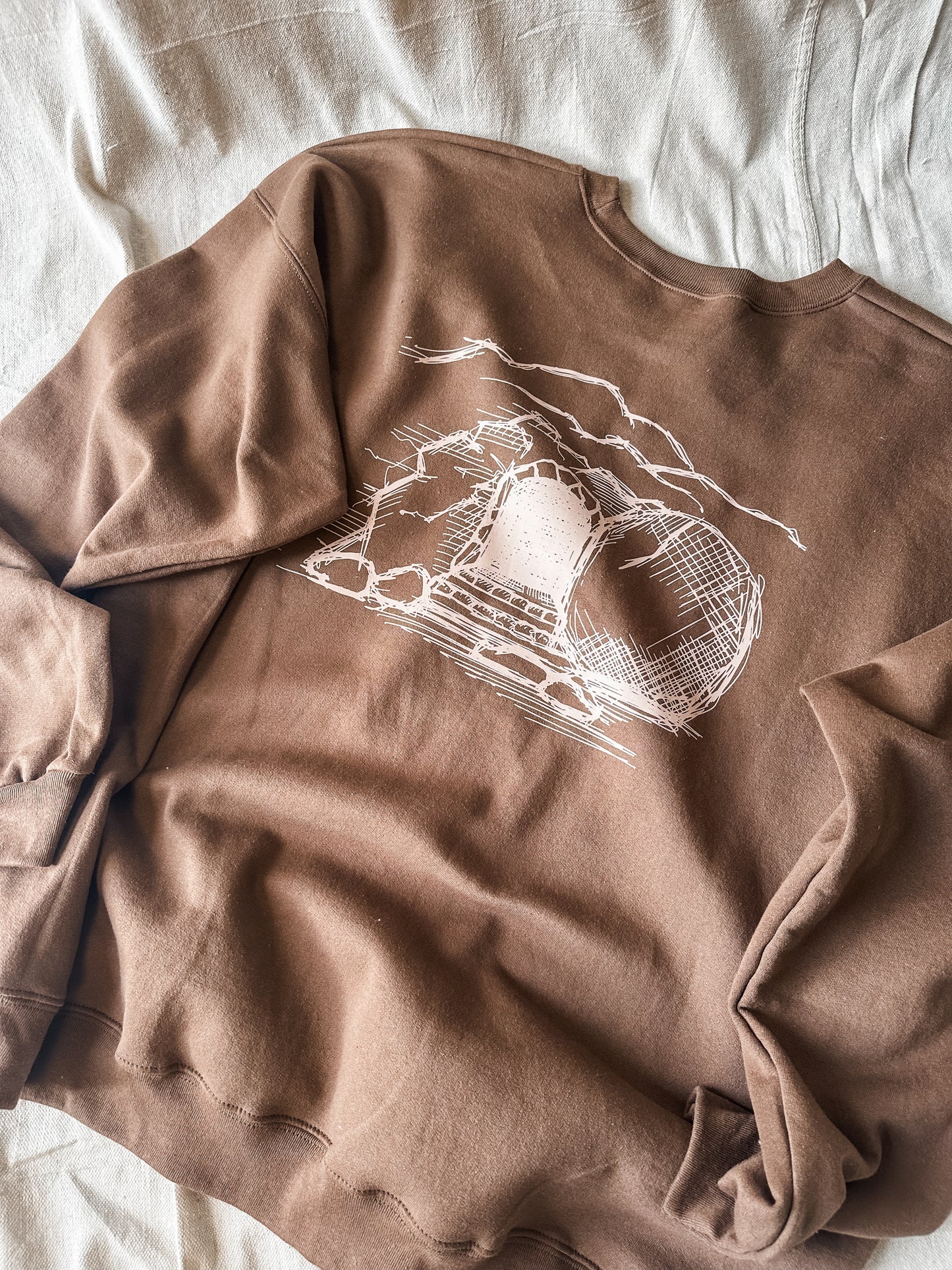 The Tomb was Empty- Brown Sweatshirt
