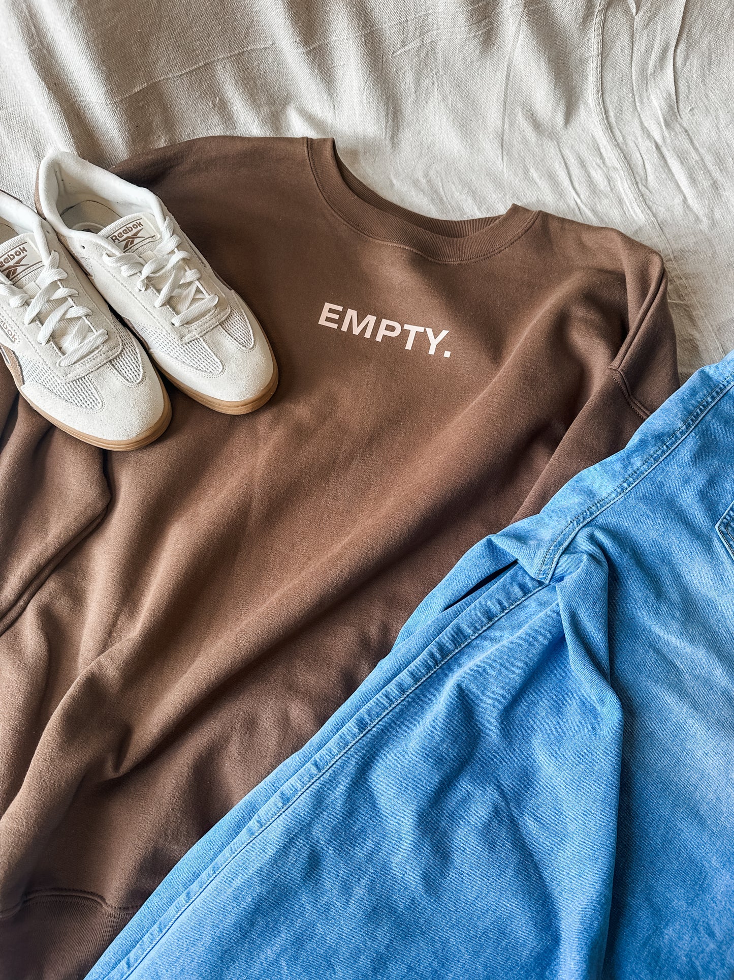 The Tomb was Empty- Brown Sweatshirt