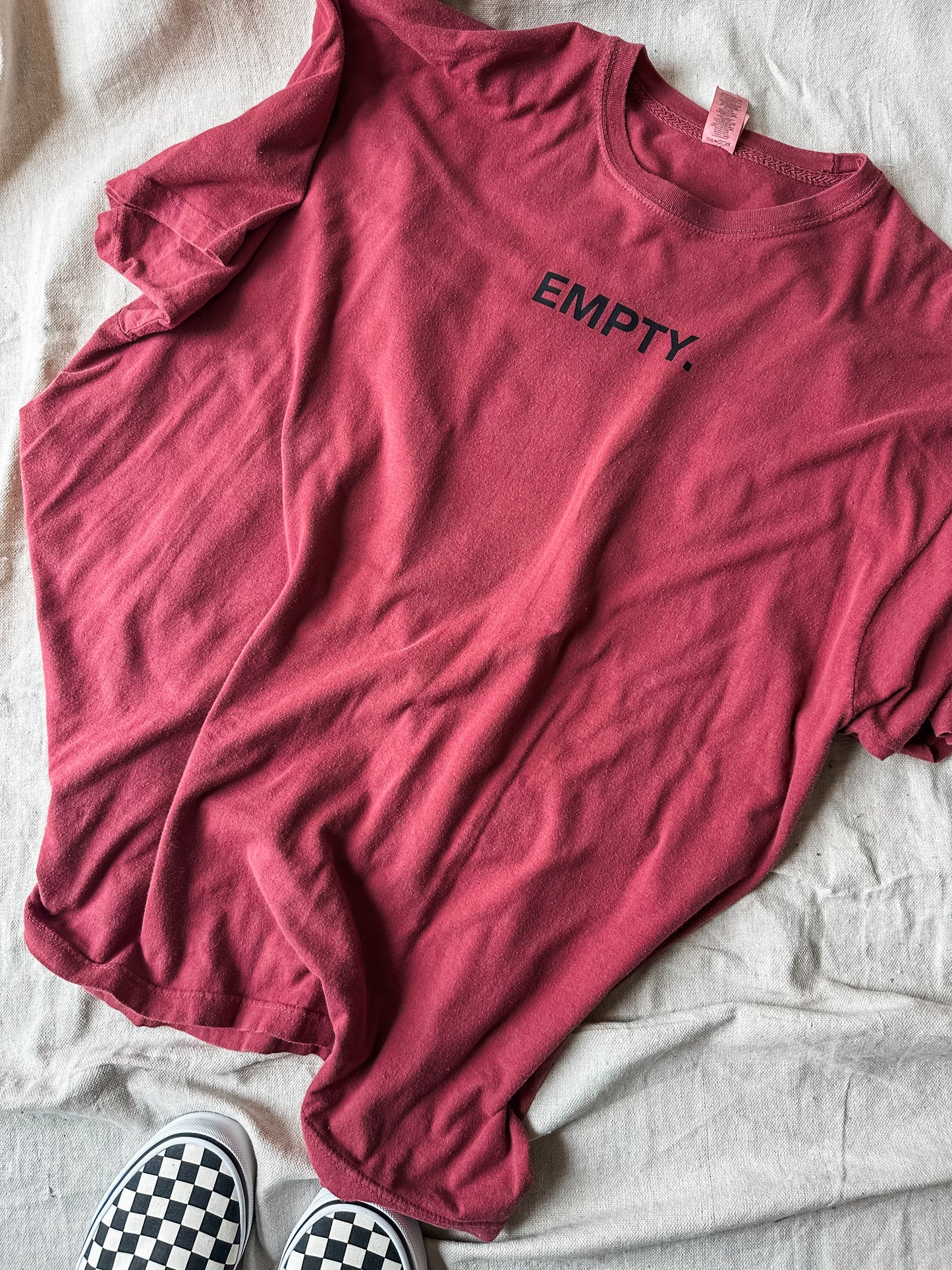 The Tomb was Empty- Crimson Vintage Tee