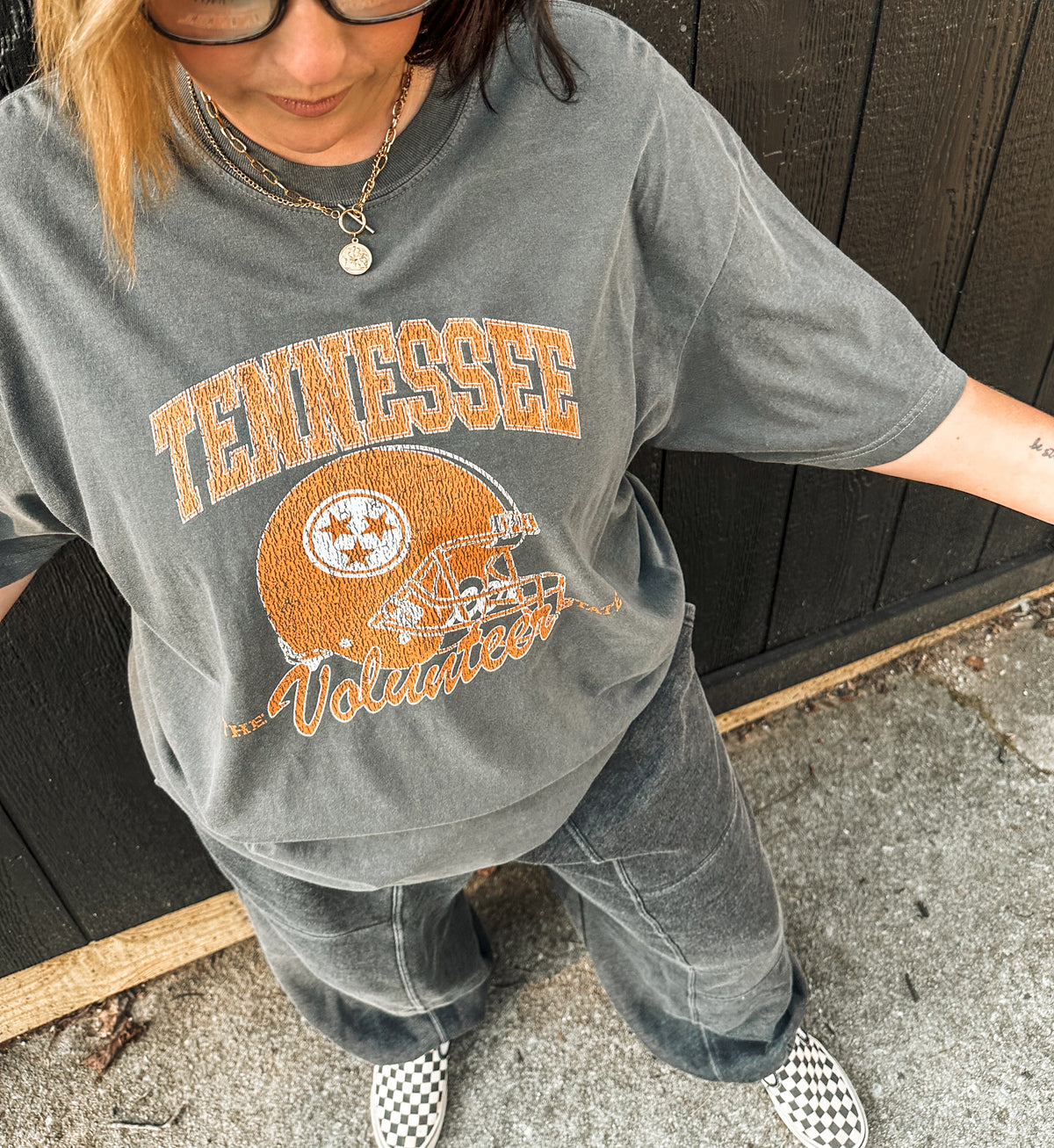 Vintage Tennessee Volunteer State- Pepper Tee