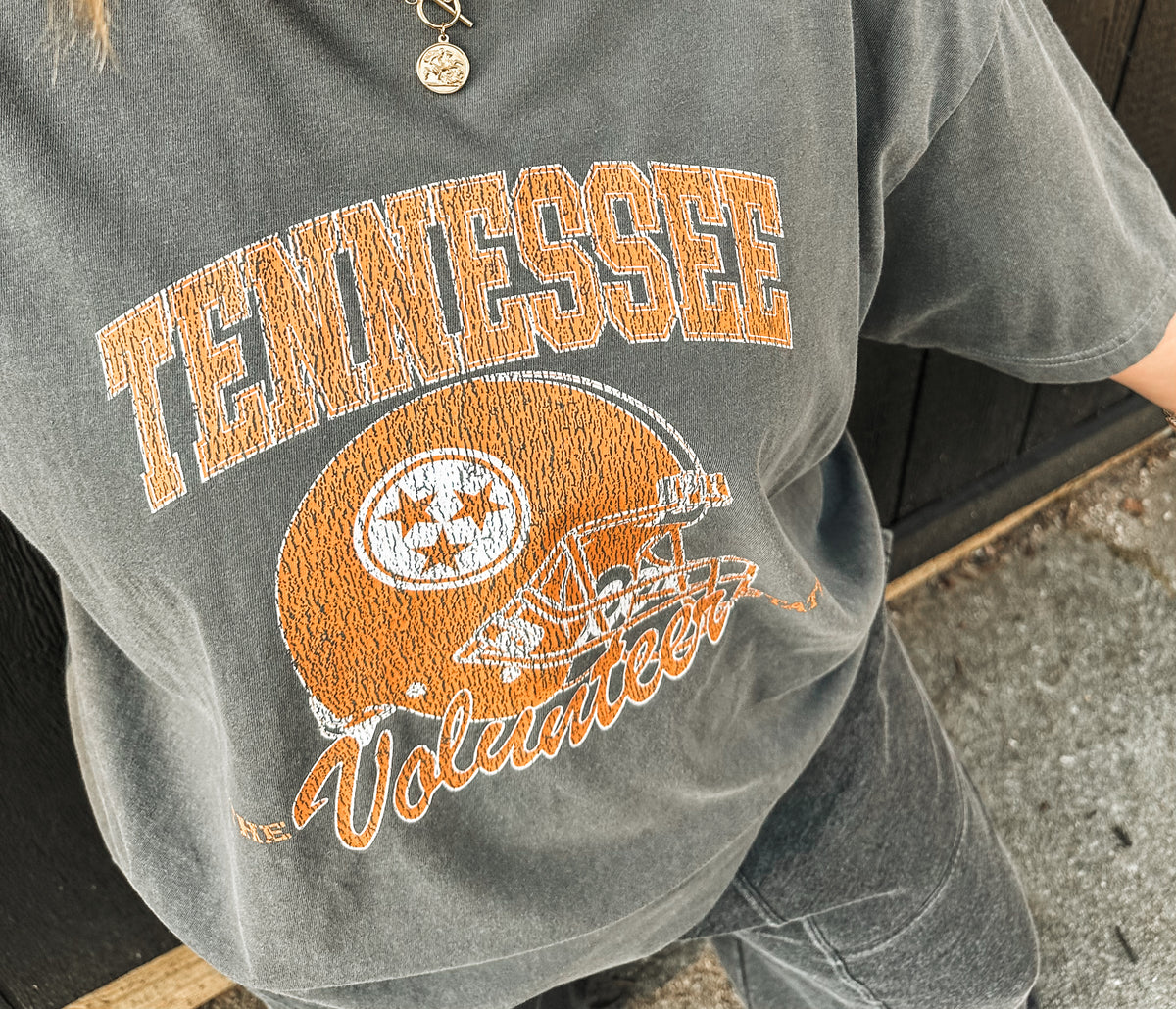 Vintage Tennessee Volunteer State- Pepper Tee