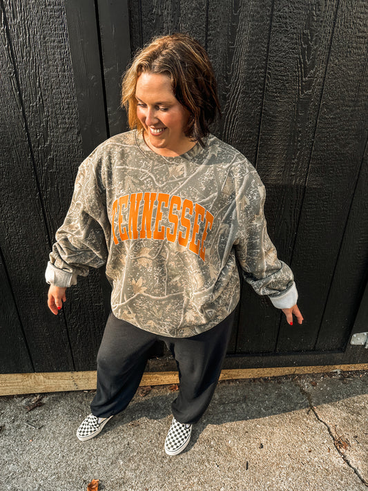 Tennessee Orange -Camo Sweatshirt