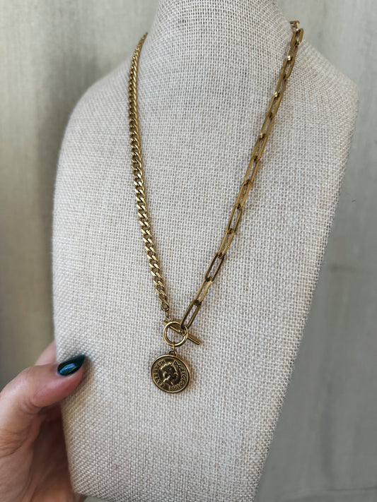 The Elizabeth Coin Necklace