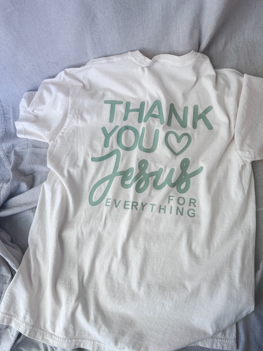 Thank you Jesus- Ivory Tee