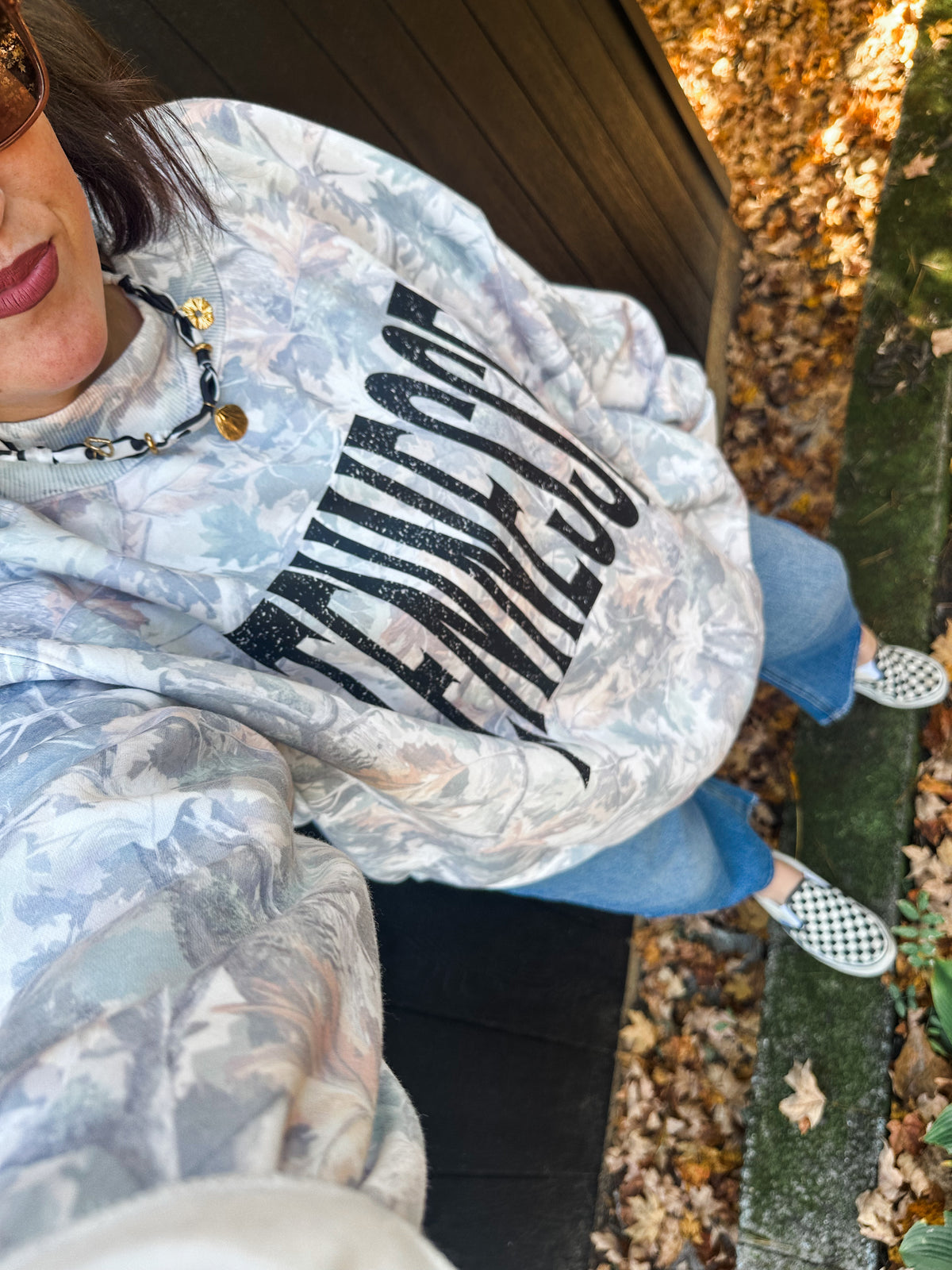 Green Camo Mockneck- TENNESSEE