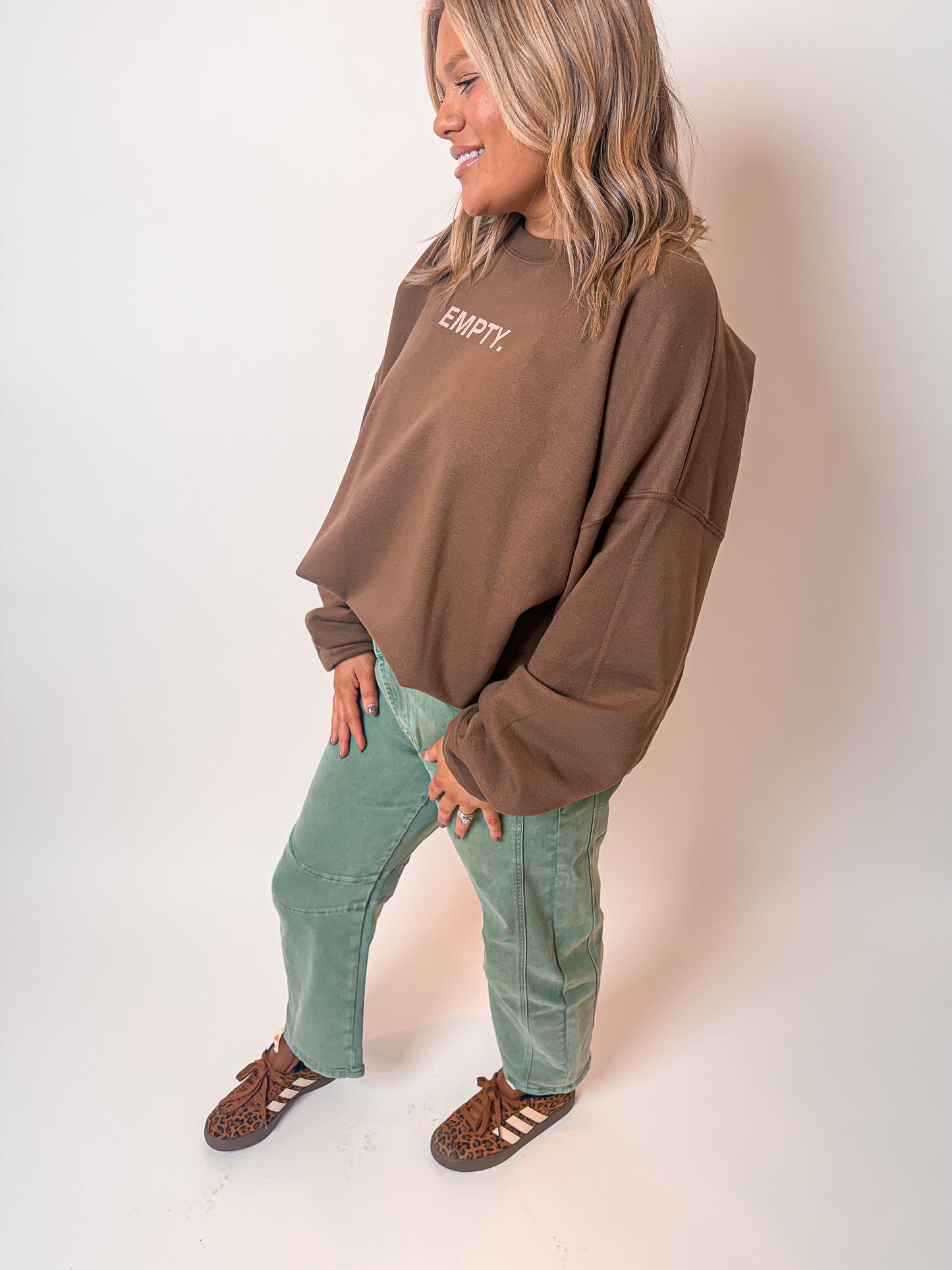 The Tomb was Empty- Brown Sweatshirt