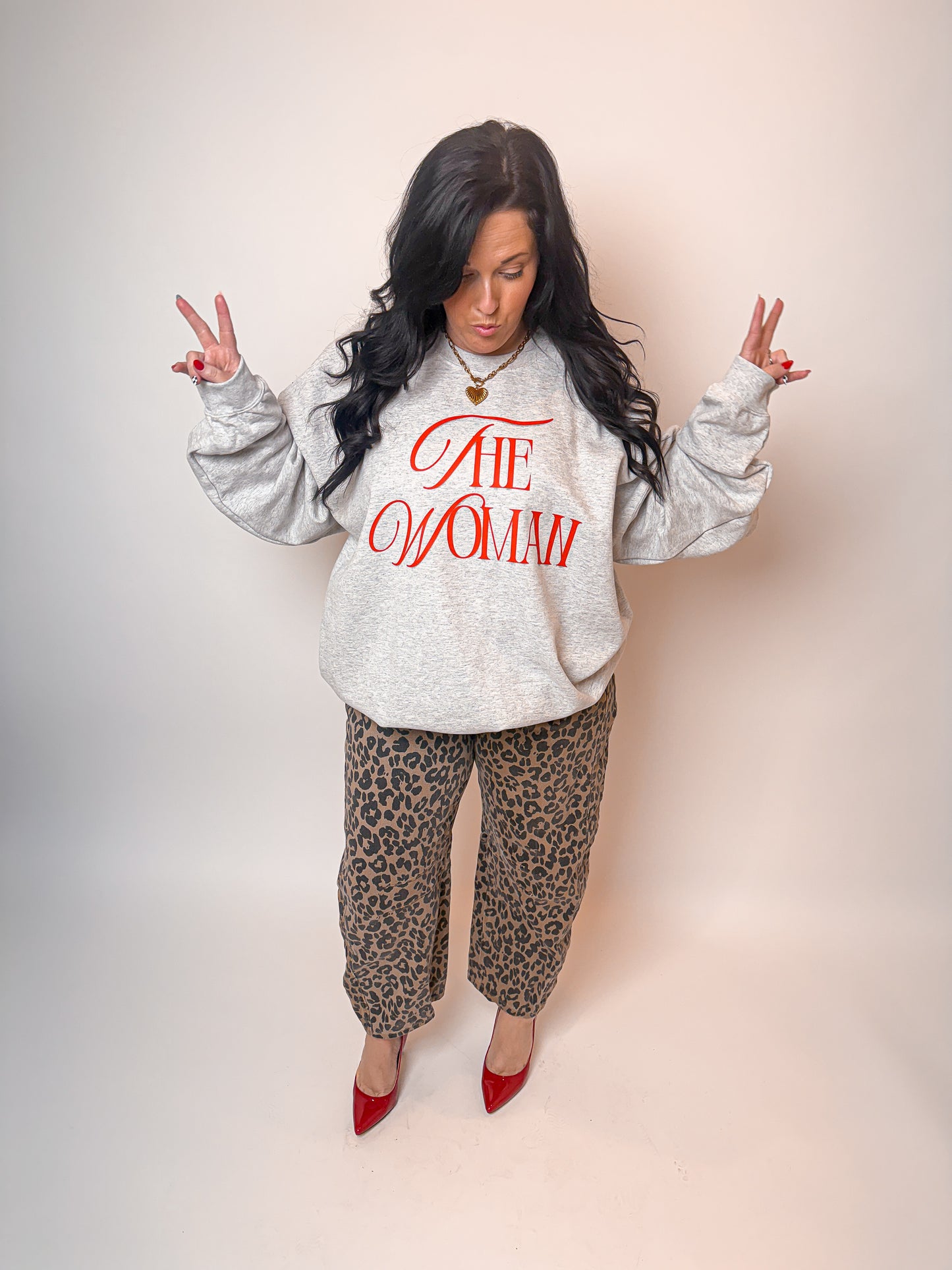 The Woman- ash sweatshirt