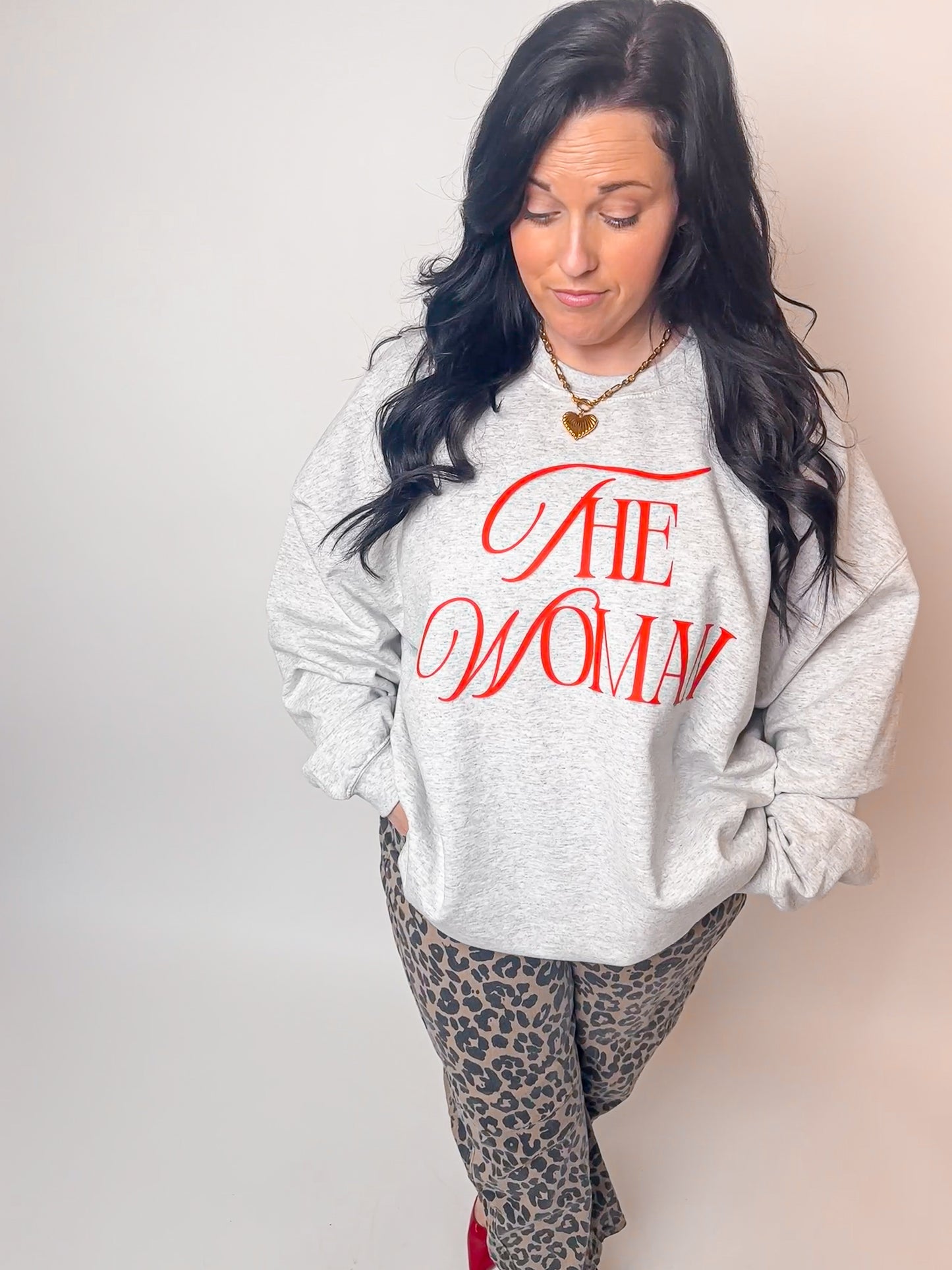 The Woman- ash sweatshirt