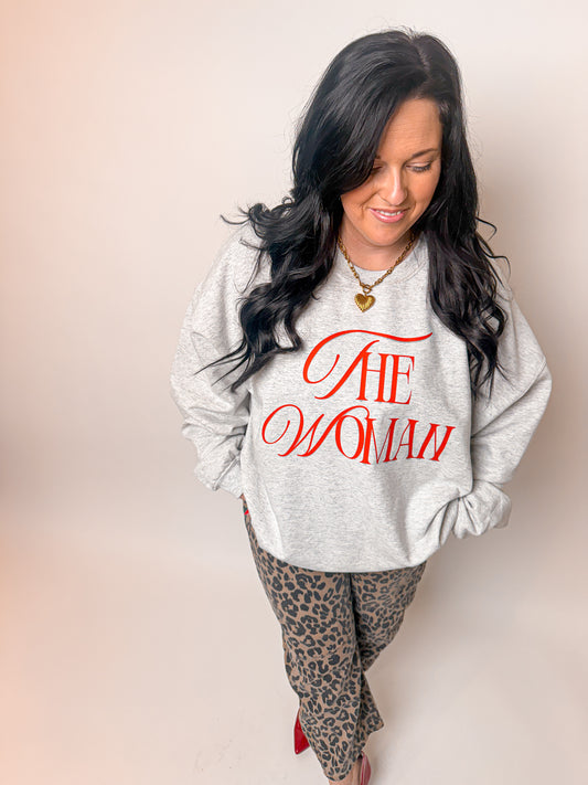 The Woman- ash sweatshirt