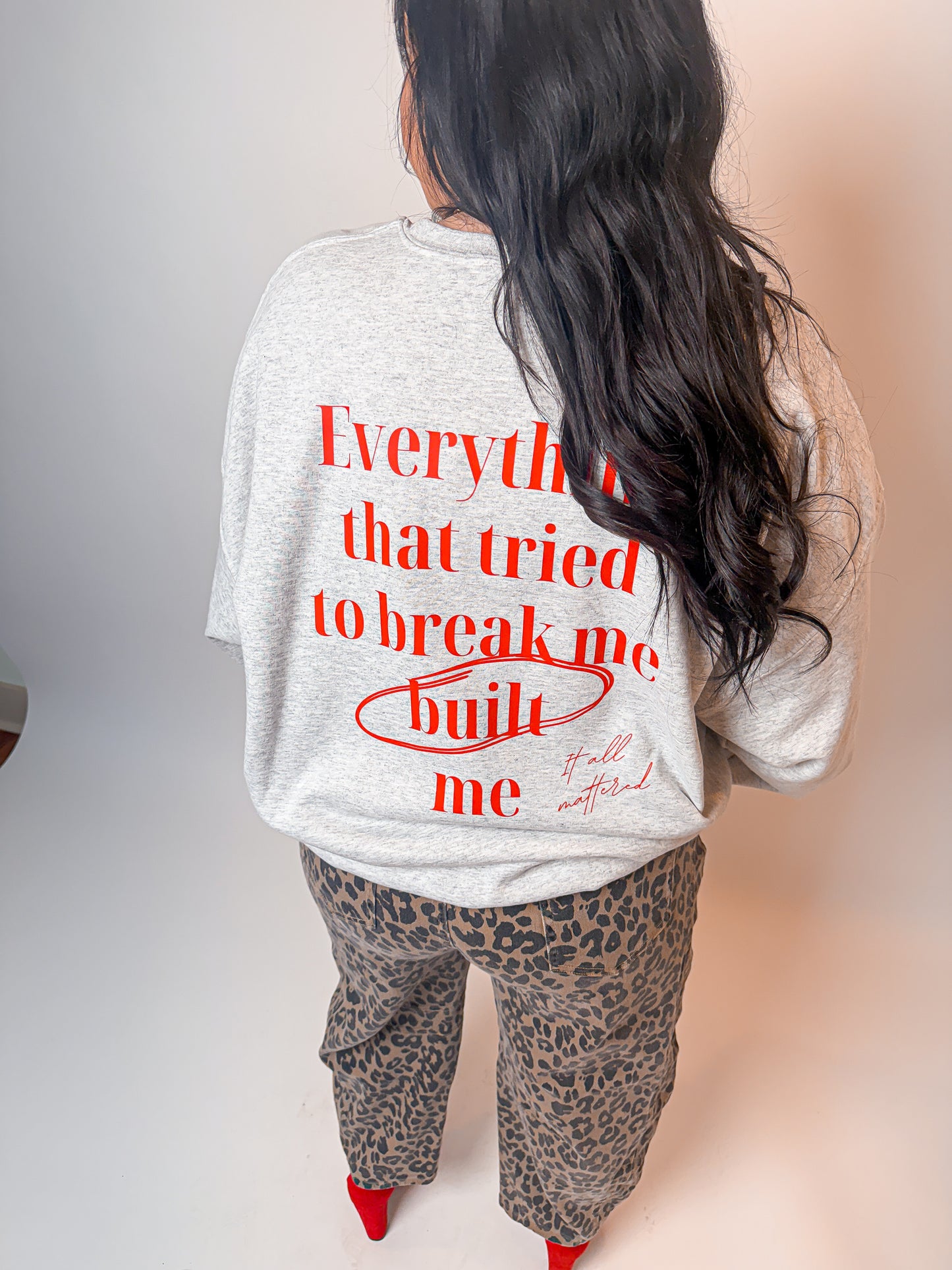 Whole.- ash sweatshirt