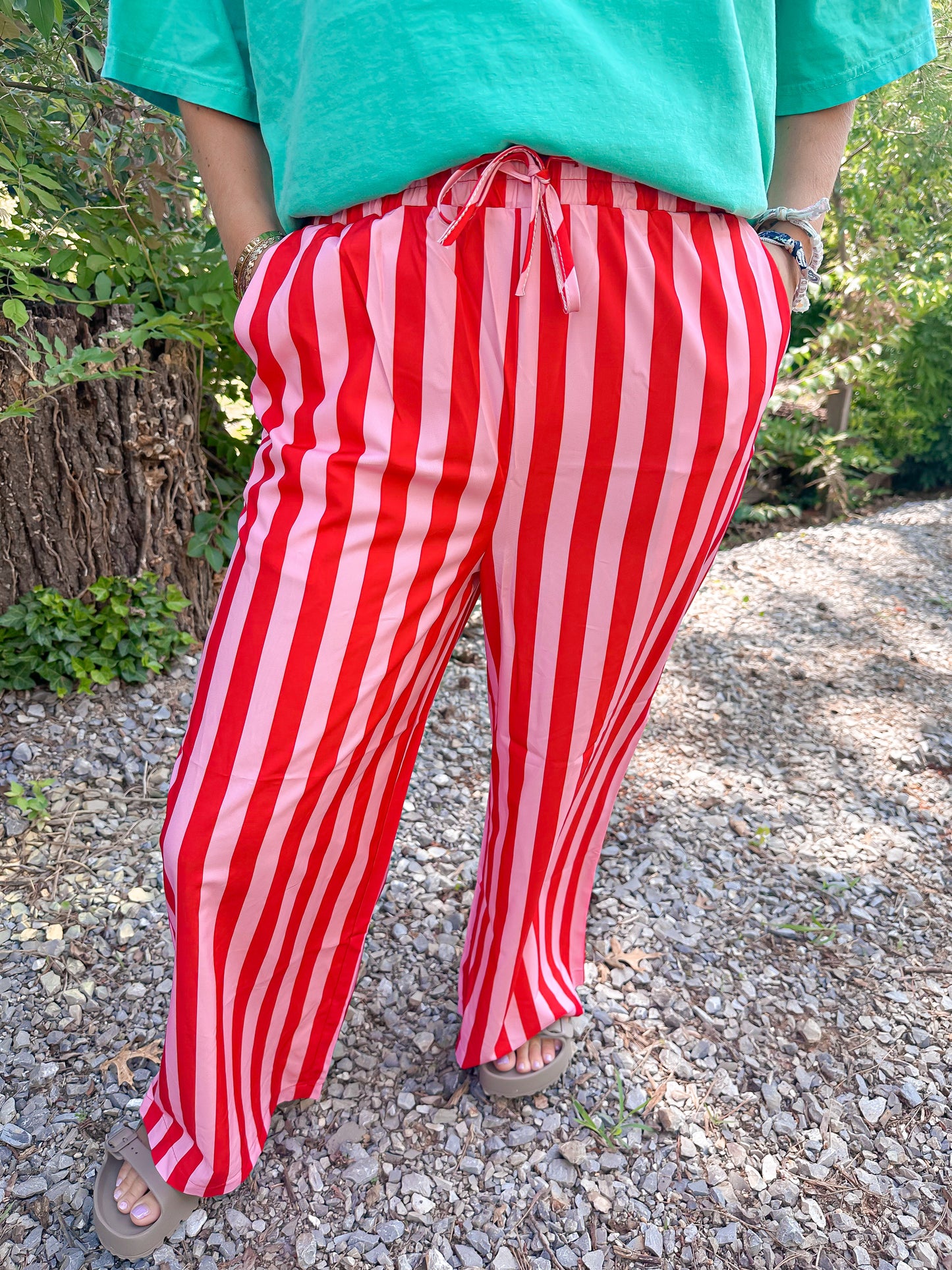 Cherry Pop Stripe Pants