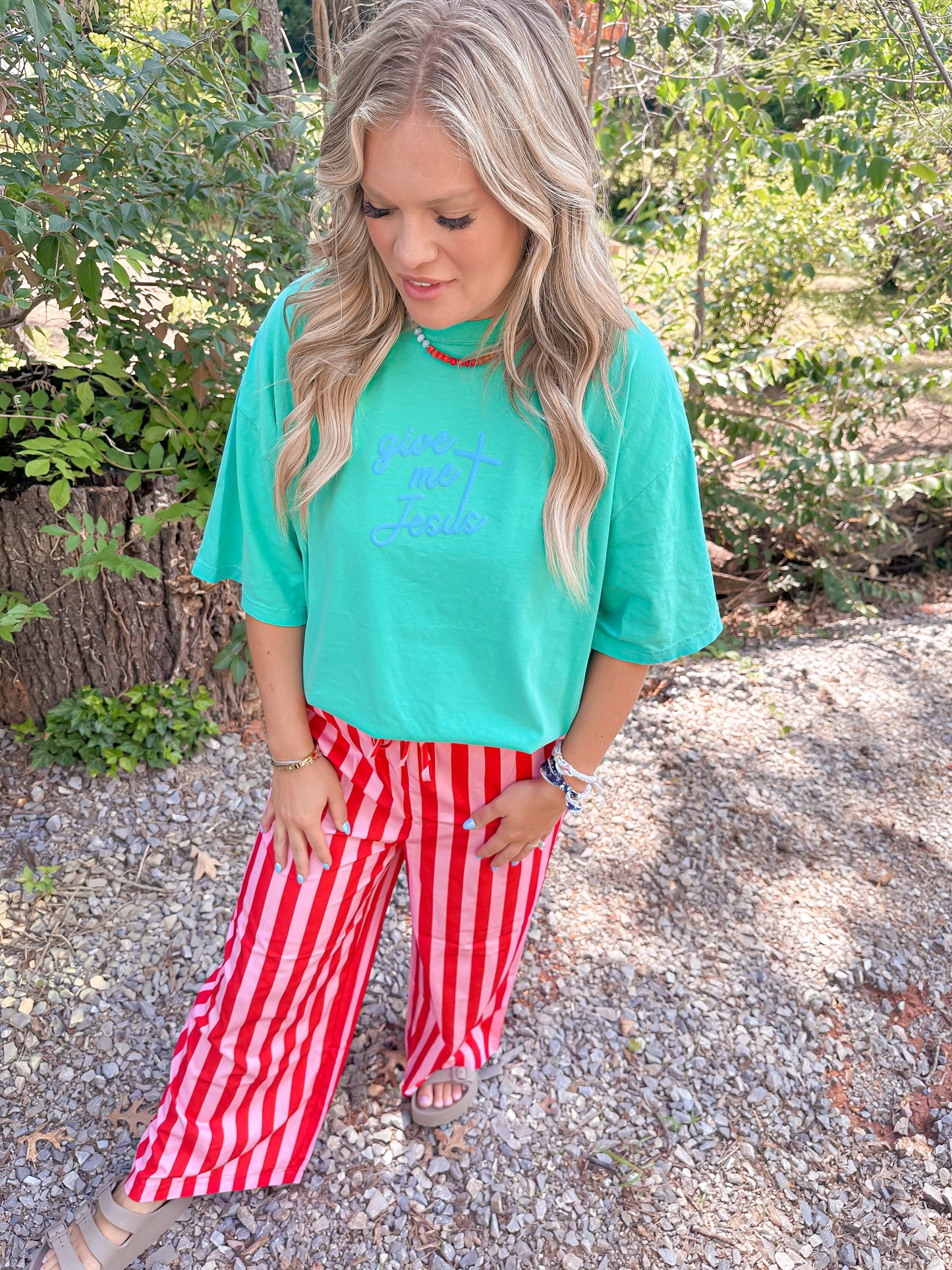 Cherry Pop Stripe Pants