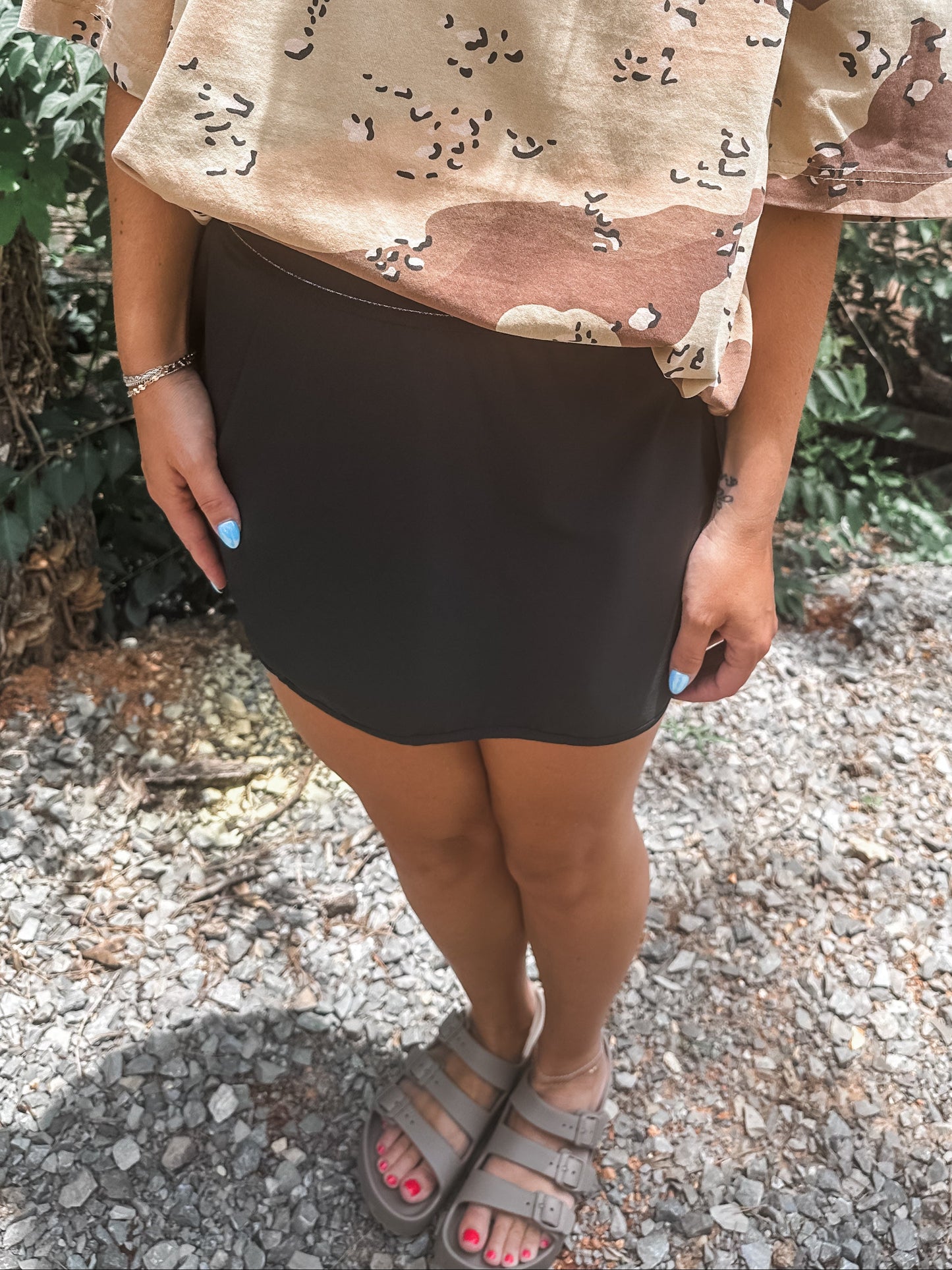 Black Athletic Skort