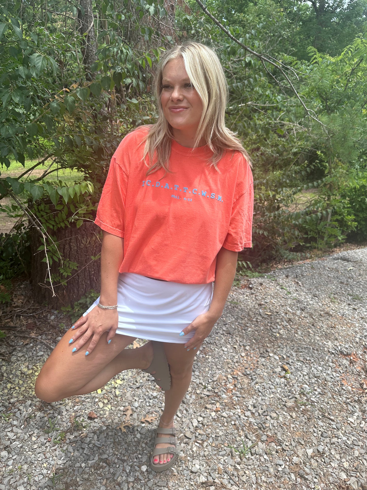 White Athletic Skort