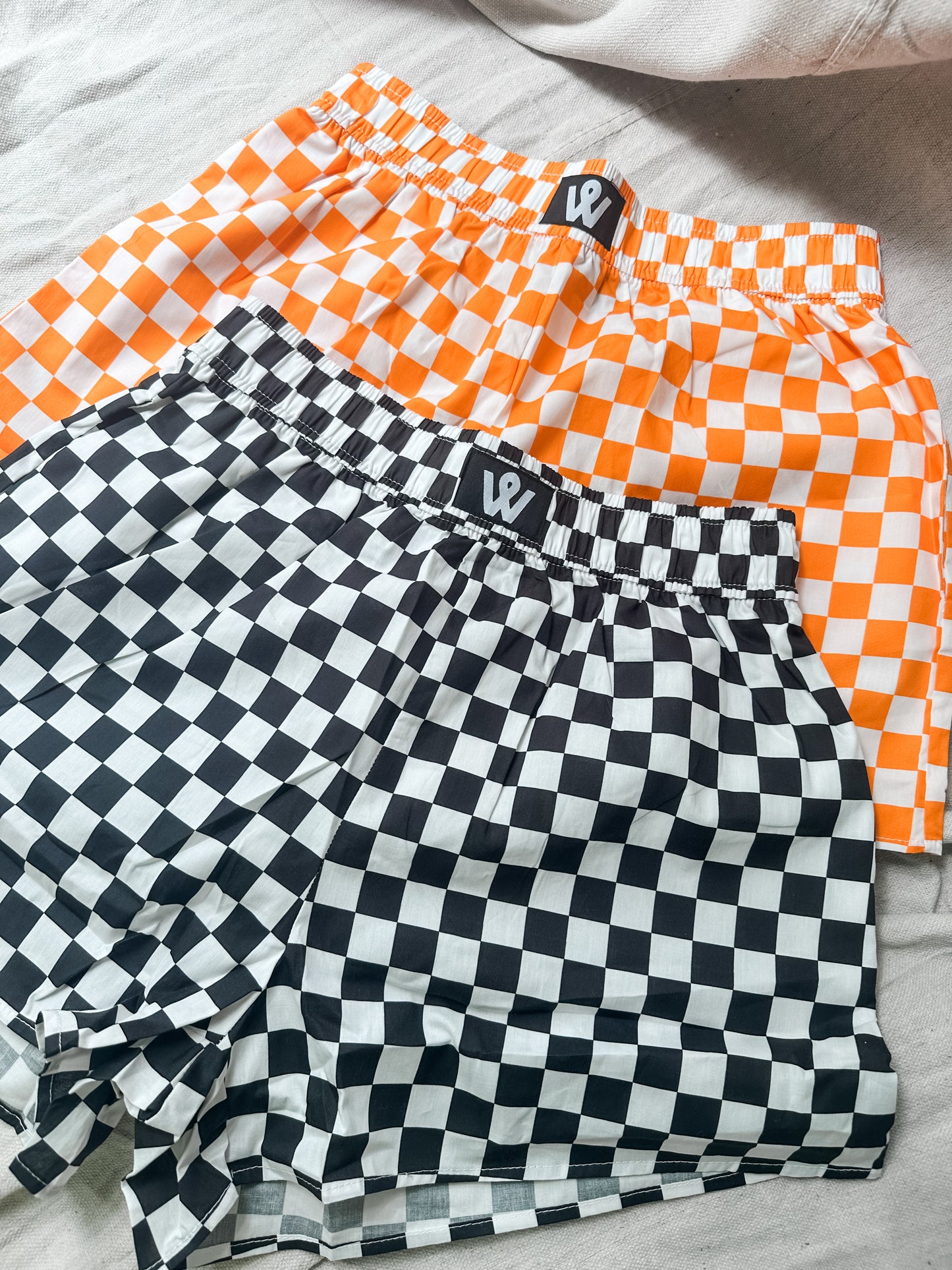 Checkered Boxer Shorts – Gameday & Everyday Lounge Shorts