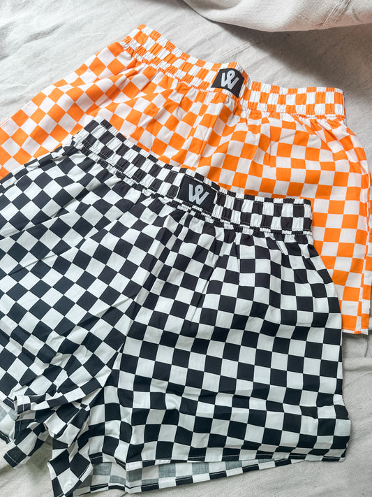 Checkered Boxer Shorts – Gameday & Everyday Lounge Shorts