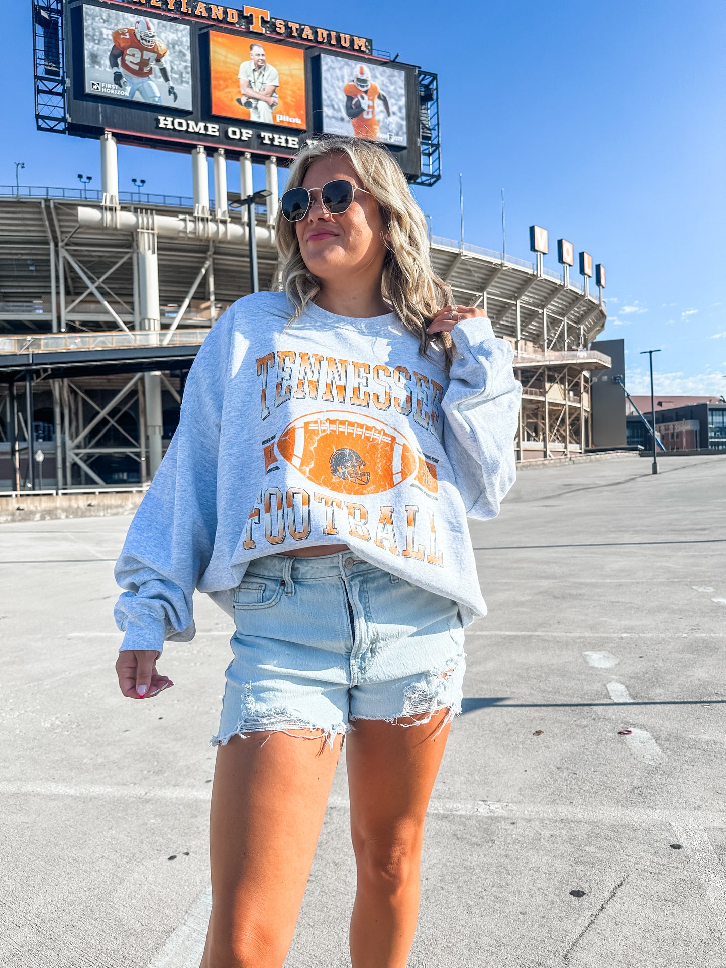 Tennessee Gridiron Ash Sweatshirt