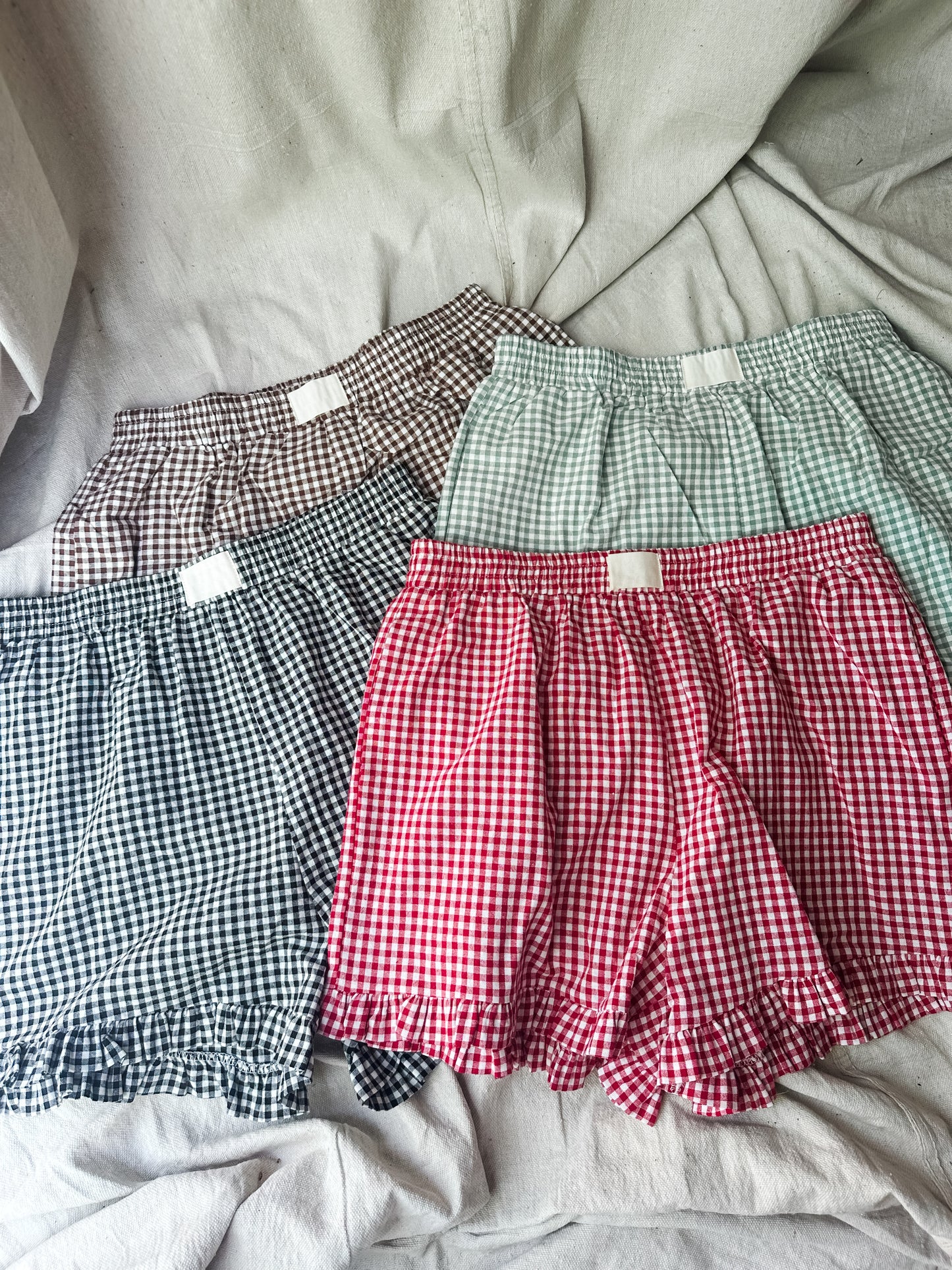 Gingham Boxer Shorts