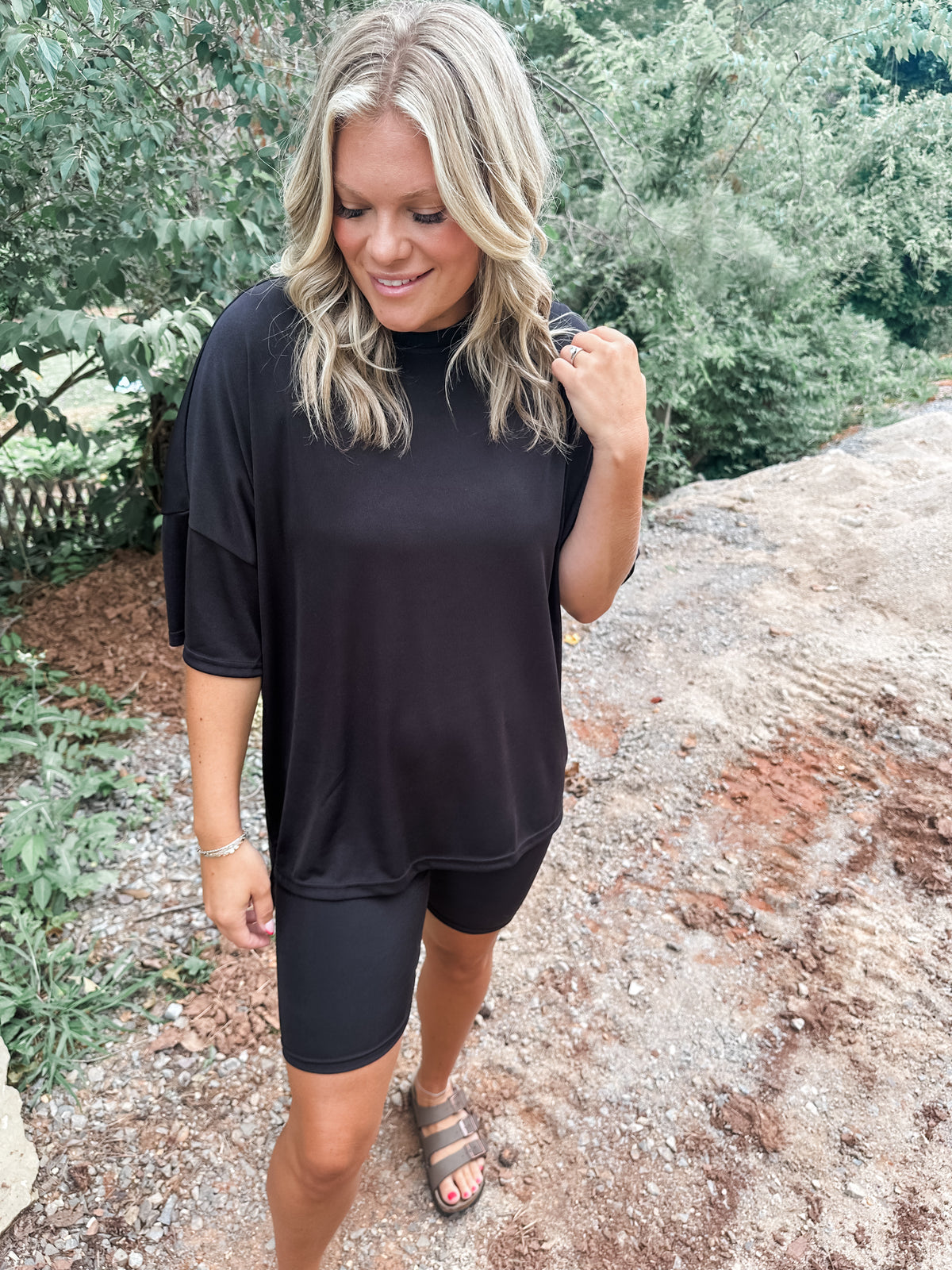 Black Essentials Ribbed Set