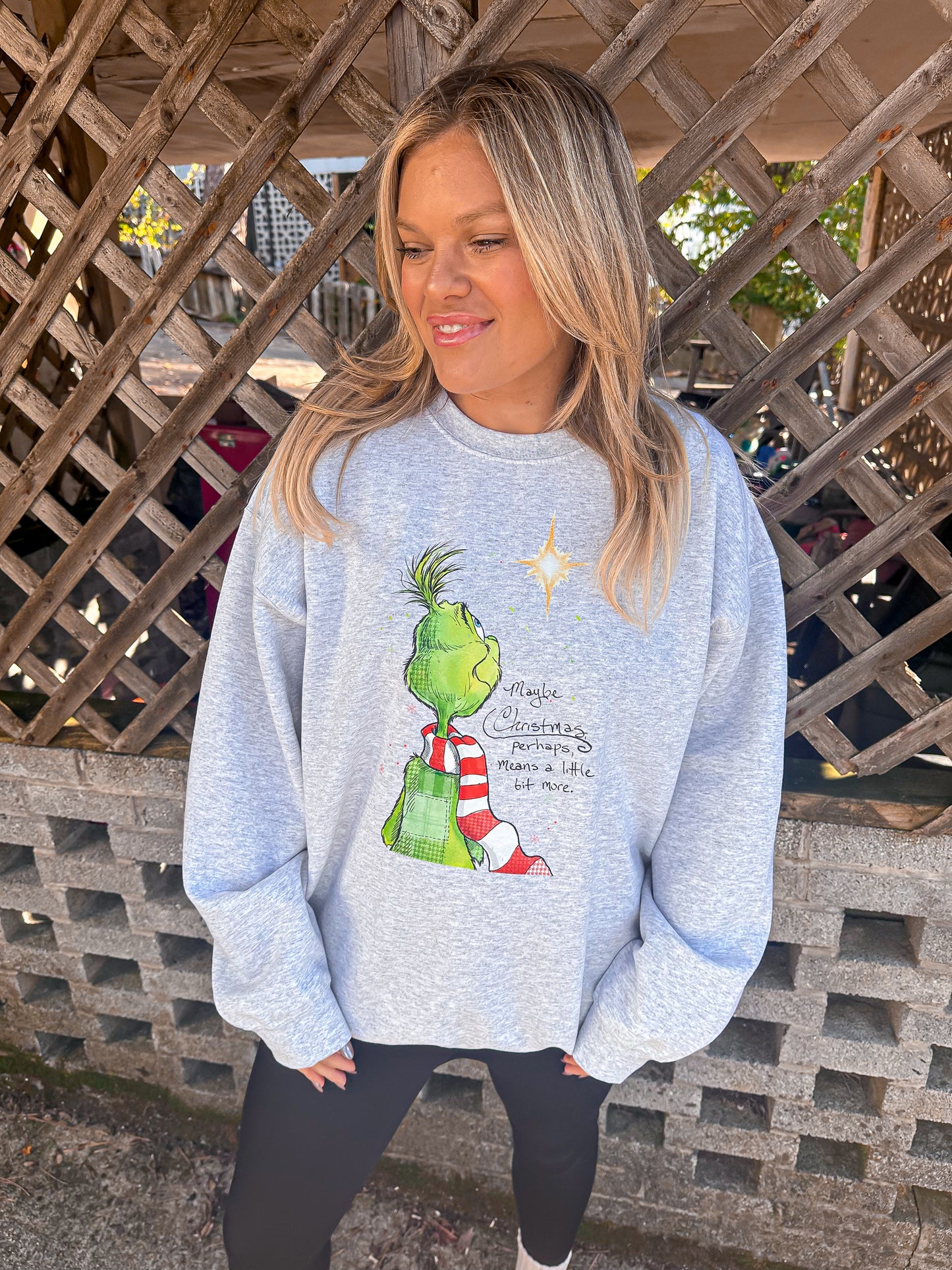 Perhaps Means a little bit more sweatshirt