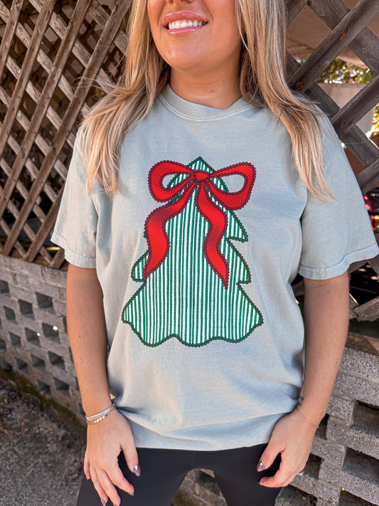 WHOLESALE Seersucker Tree Tee