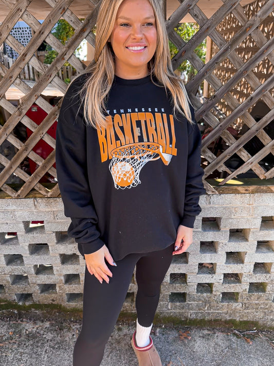 Tennessee Basketball Black Sweatshirt