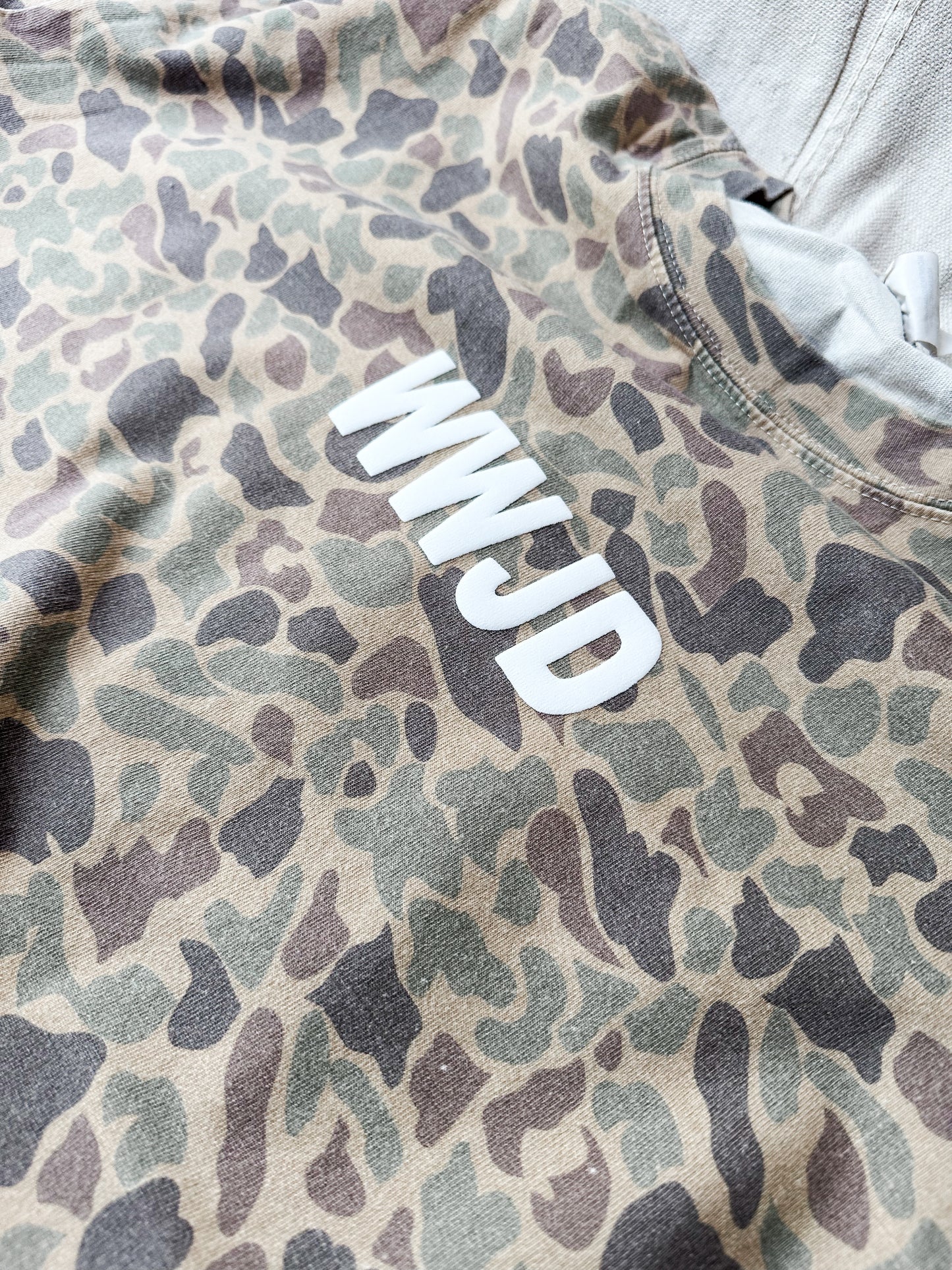 WWJD Duck Camo Graphic Tee