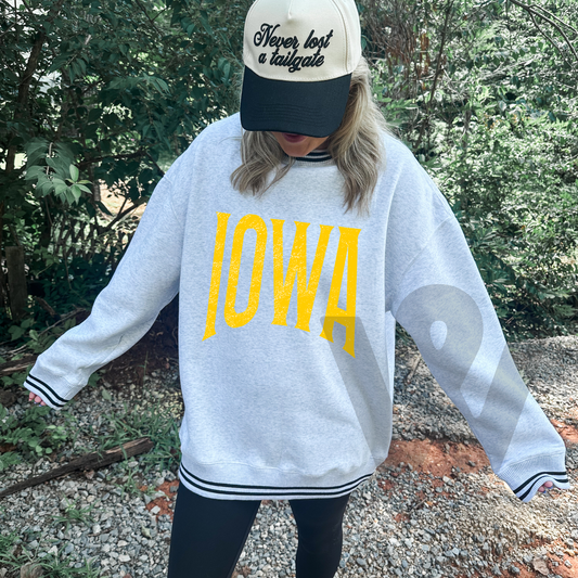 Ash Varsity Pullover- IOWA